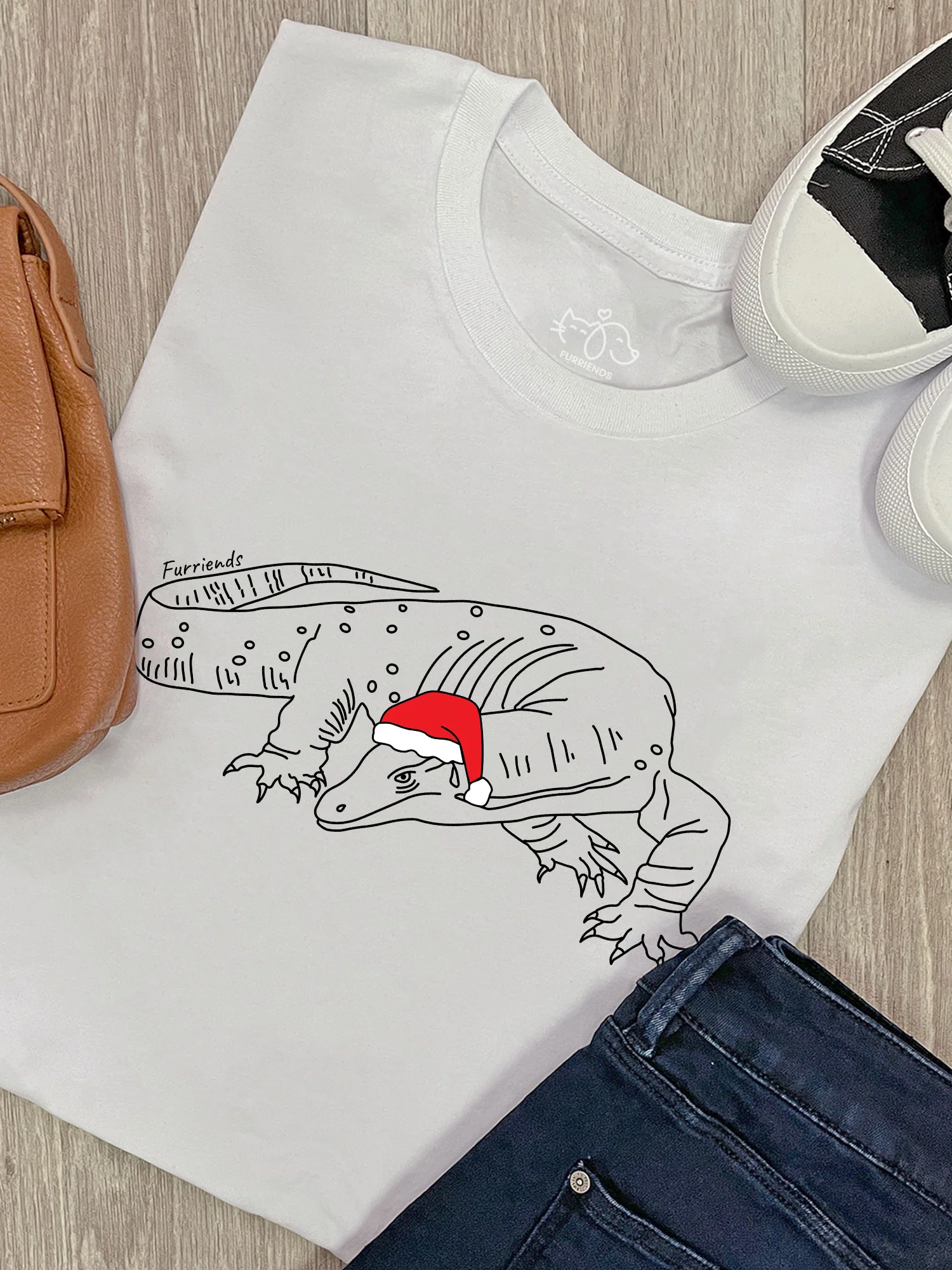 Lace Monitor Christmas Edition Ava Women's Regular Fit Tee - Image 2