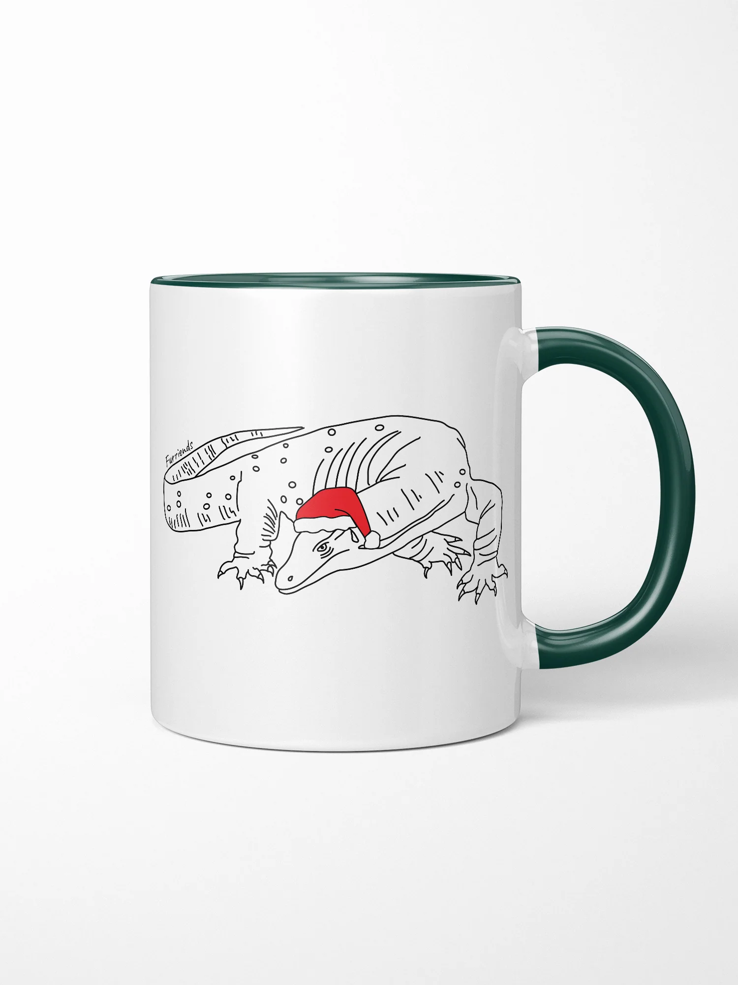 Lace Monitor Christmas Edition Ceramic Mug - Image 3