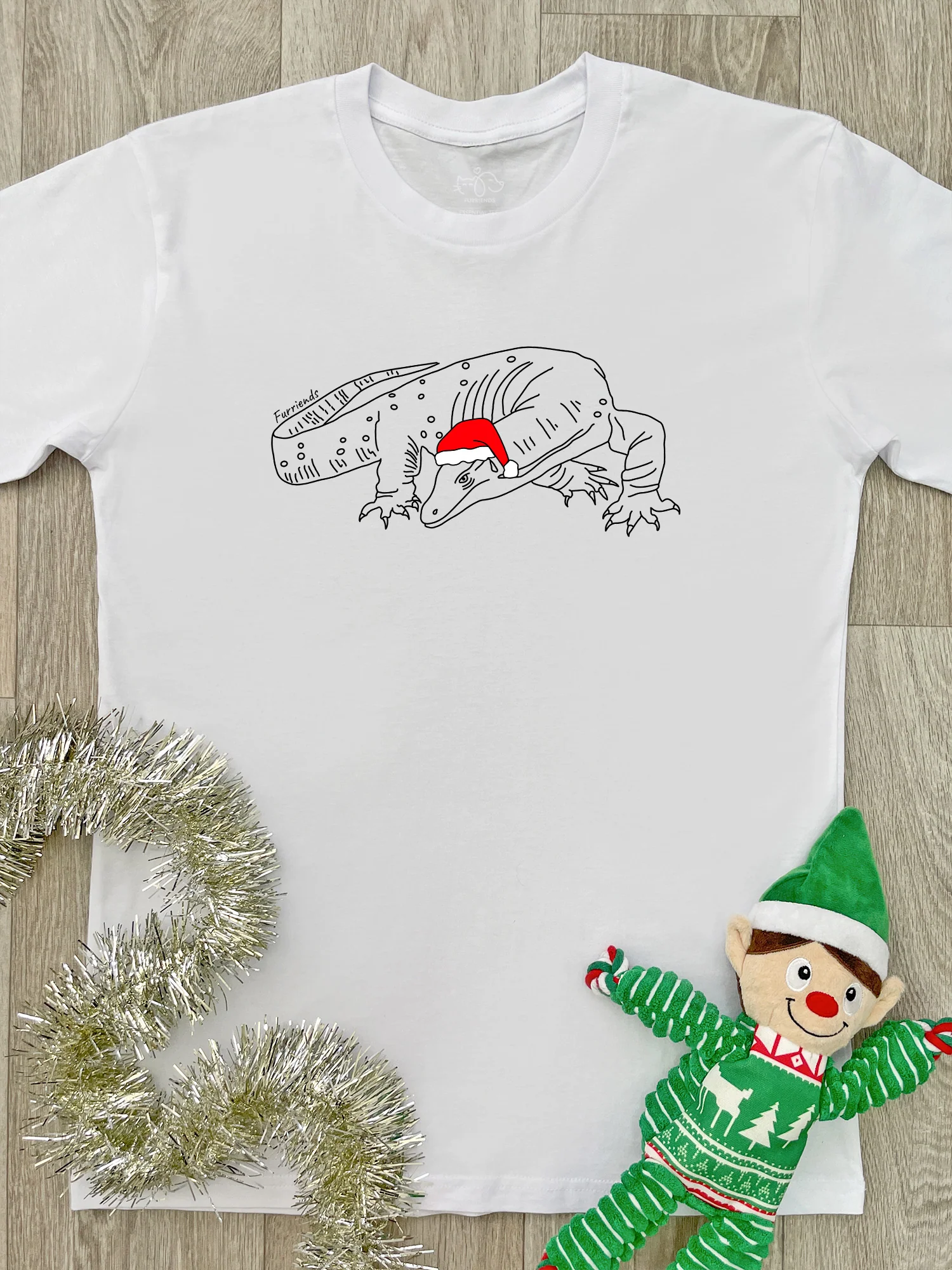 Lace Monitor Christmas Edition Essential Unisex Tee - Image 2
