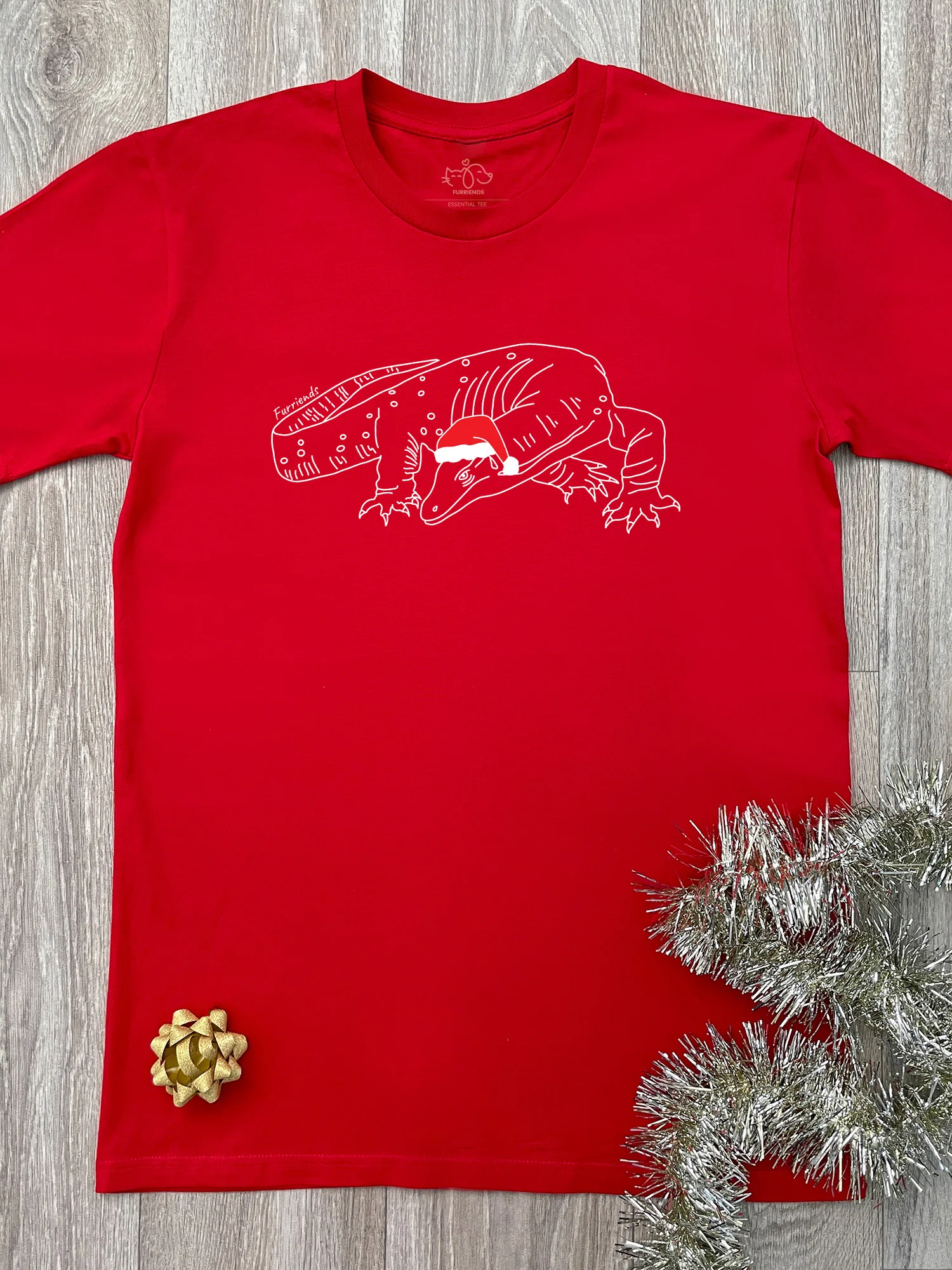 Lace Monitor Christmas Edition Essential Unisex Tee - Image 6