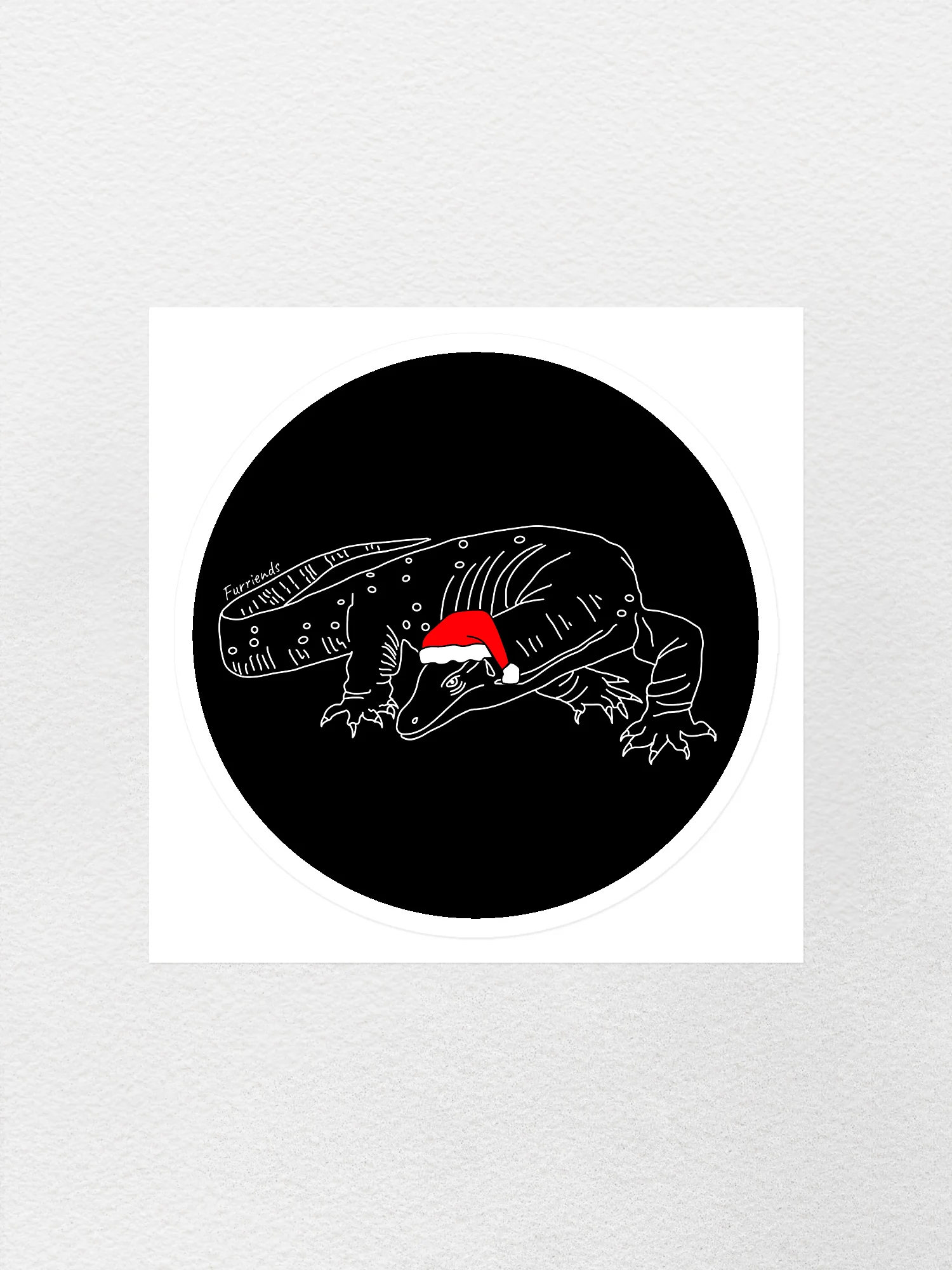 Lace Monitor Christmas Edition Sticker - Image 3