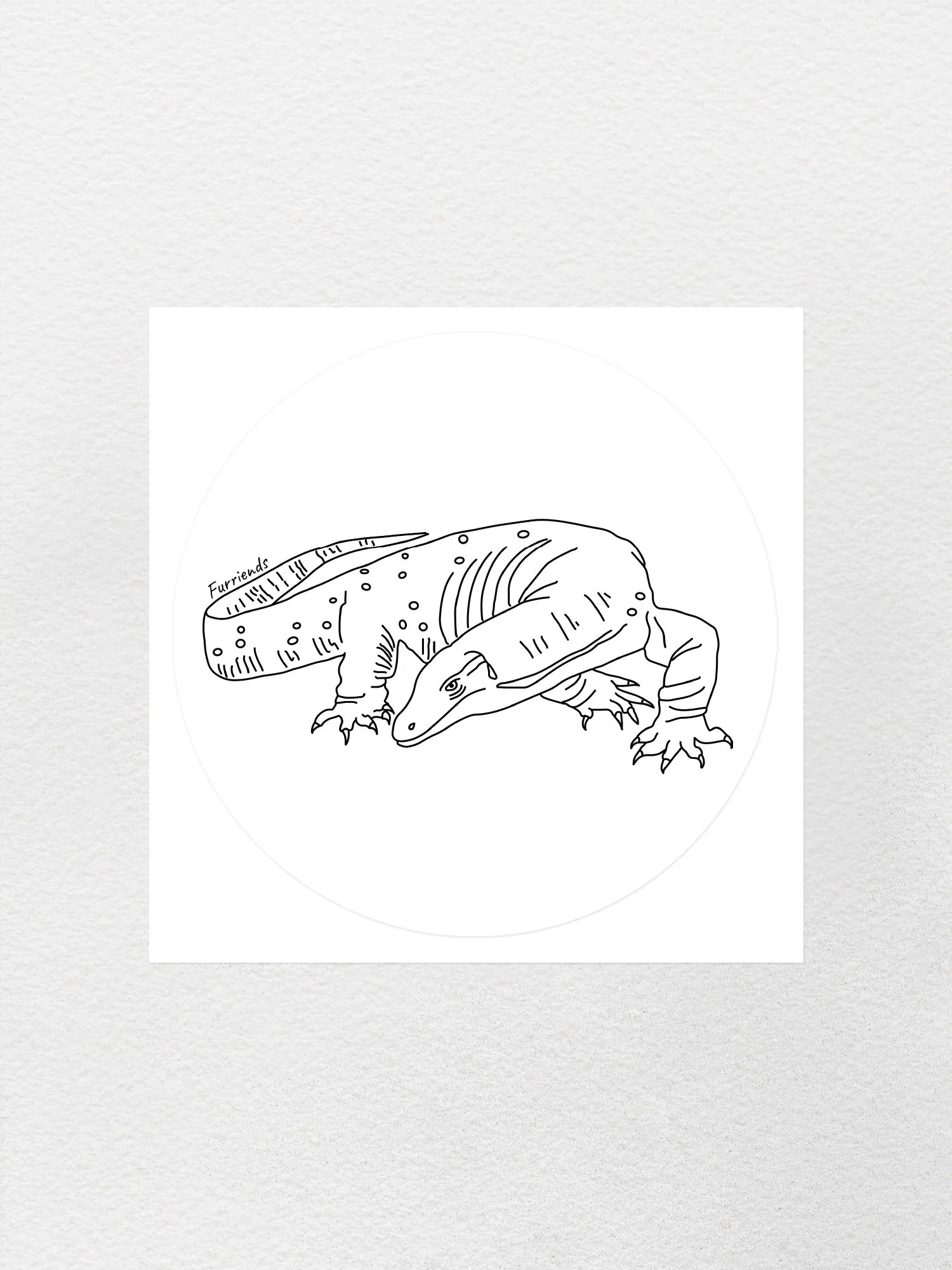 Lace Monitor Sticker - Image 4