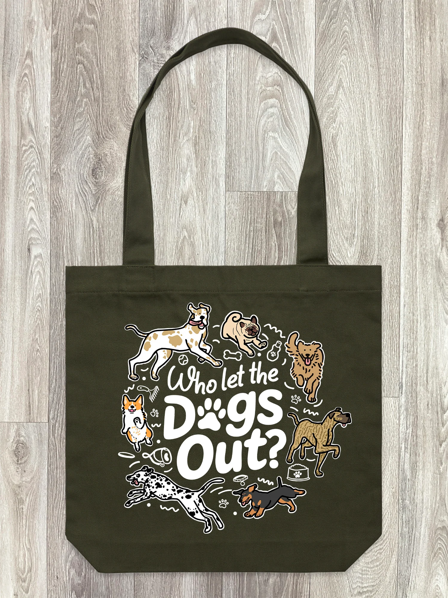 Who Let The Dogs Out? Edith Tote Bag - Image 10