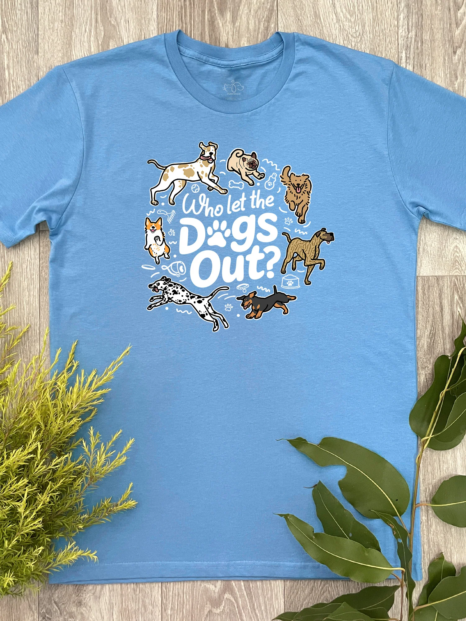 Who Let The Dogs Out? Essential Unisex Tee - Image 10