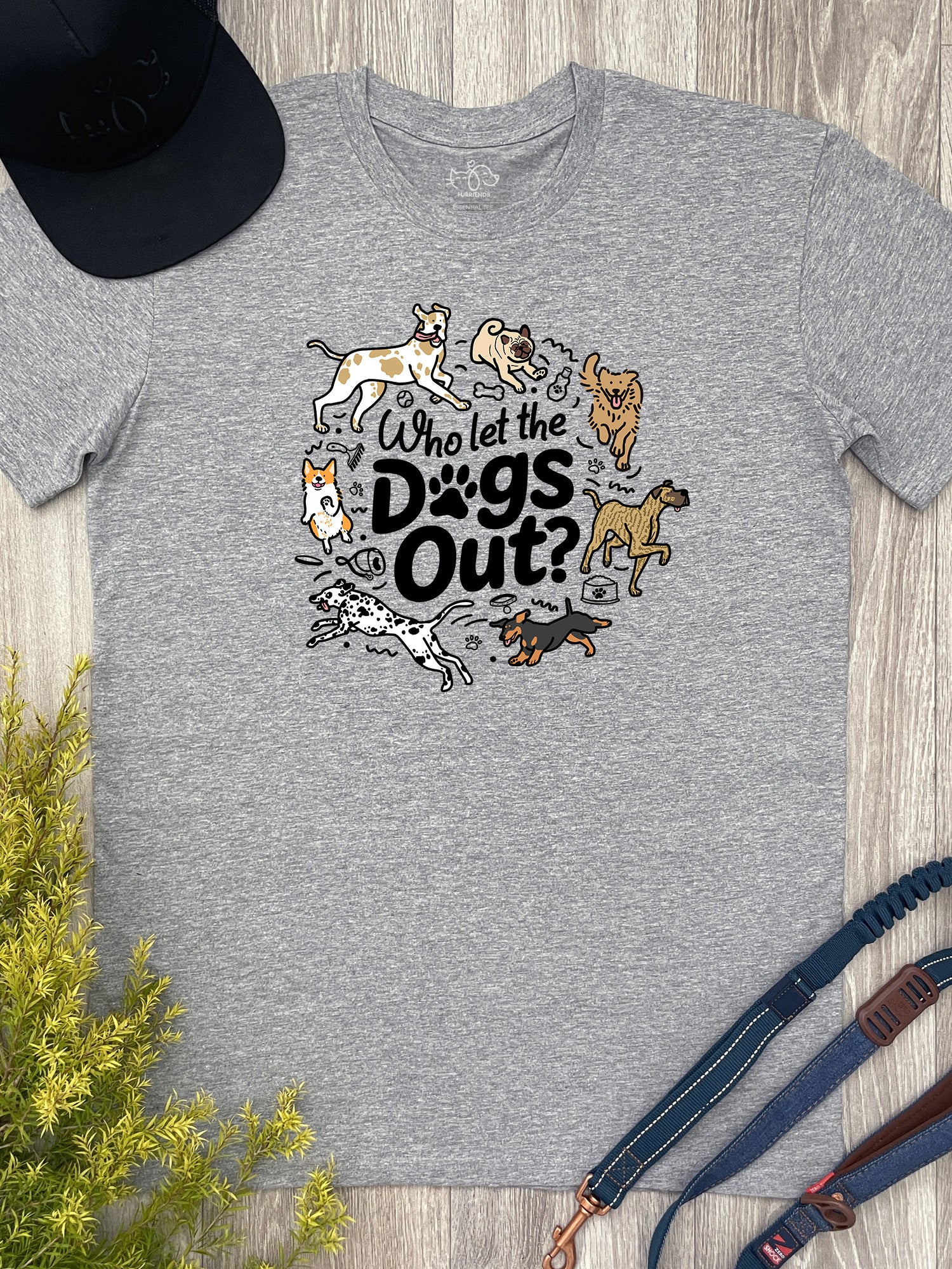 Who Let The Dogs Out? Essential Unisex Tee - Image 9