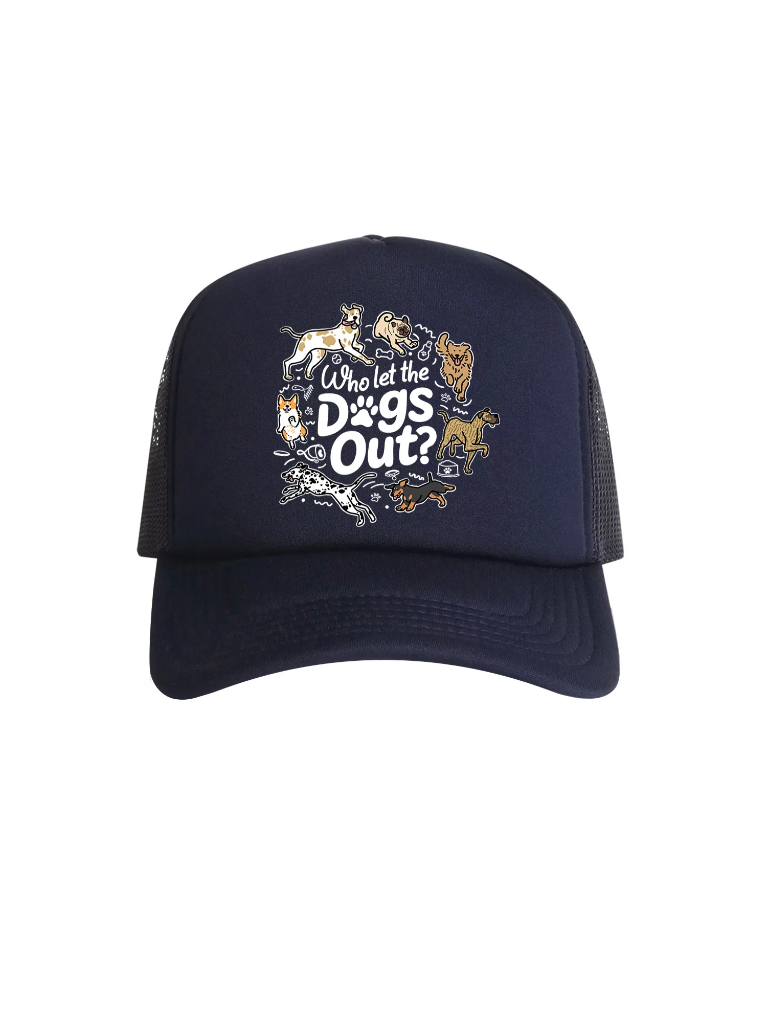 Who Let The Dogs Out? Foam Trucker Cap - Image 2
