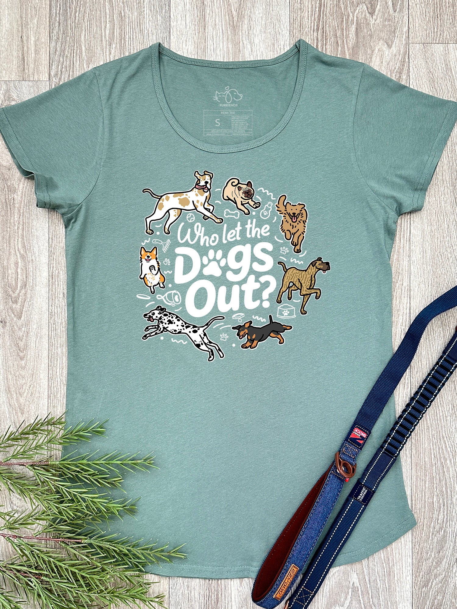Who Let The Dogs Out? Remi Women's Tee - Image 3