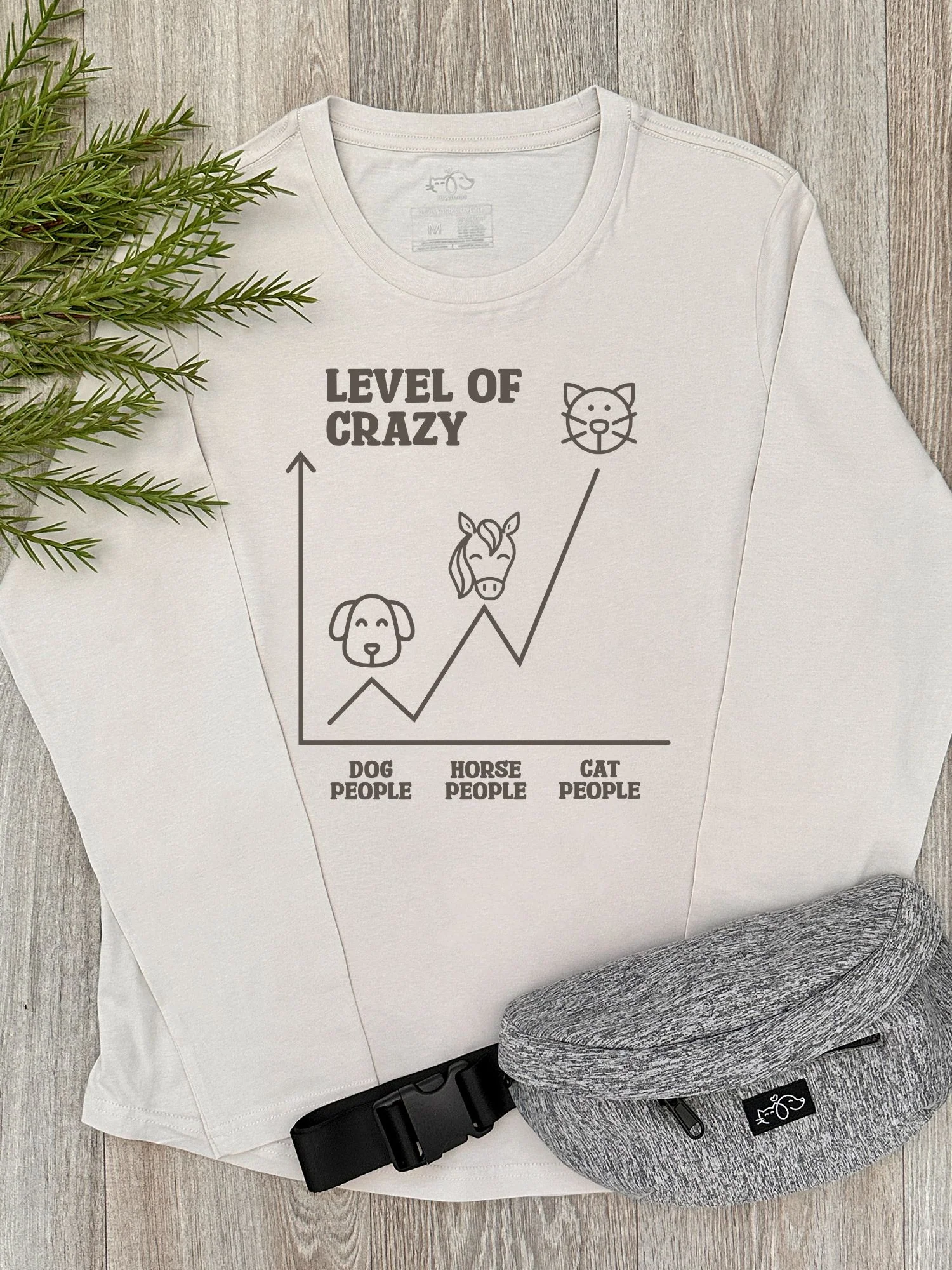 Level Of Crazy Olivia Long Sleeve Tee (Customisable) - Image 7