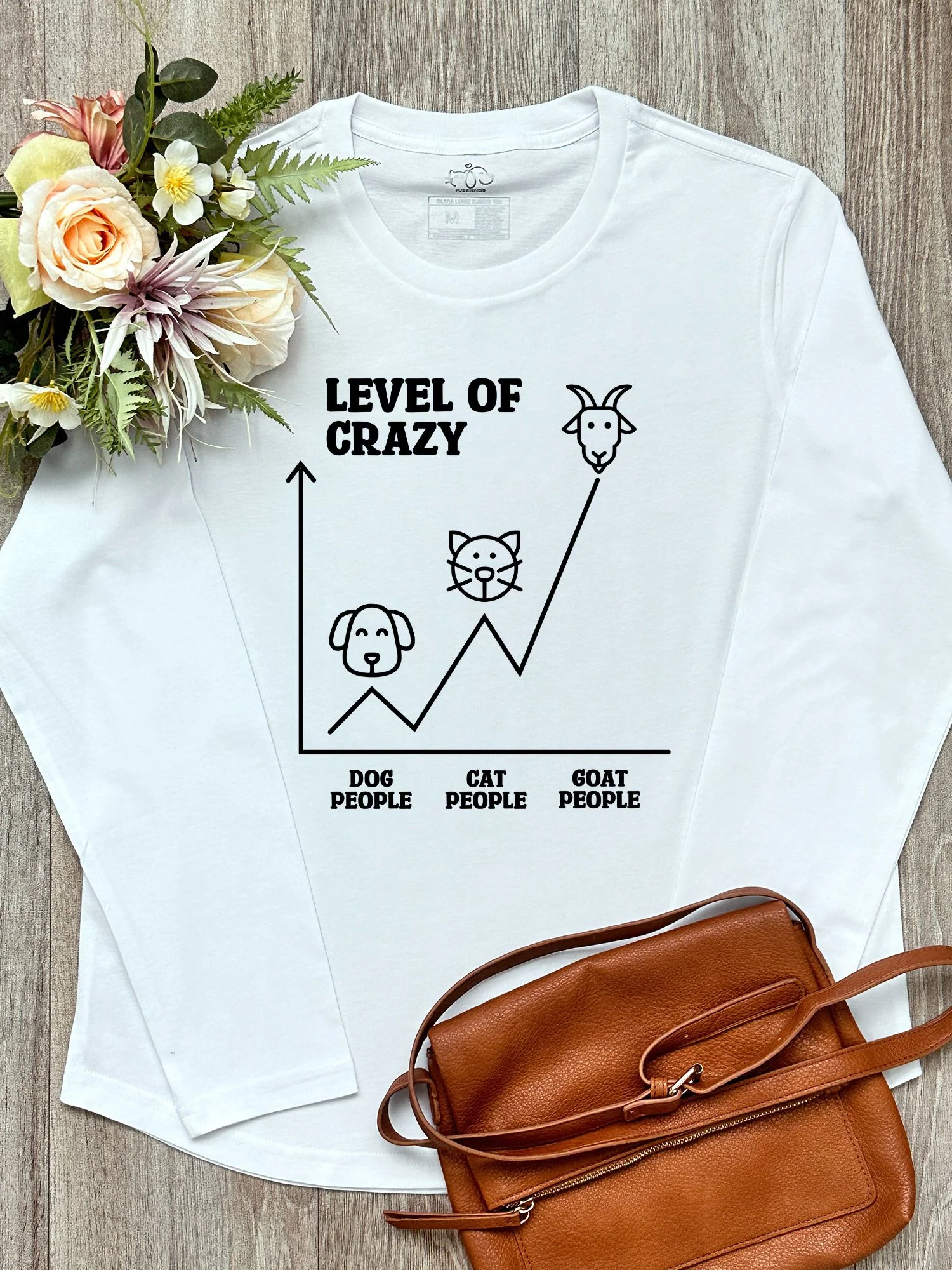 Level Of Crazy Olivia Long Sleeve Tee (Customisable) - Image 9