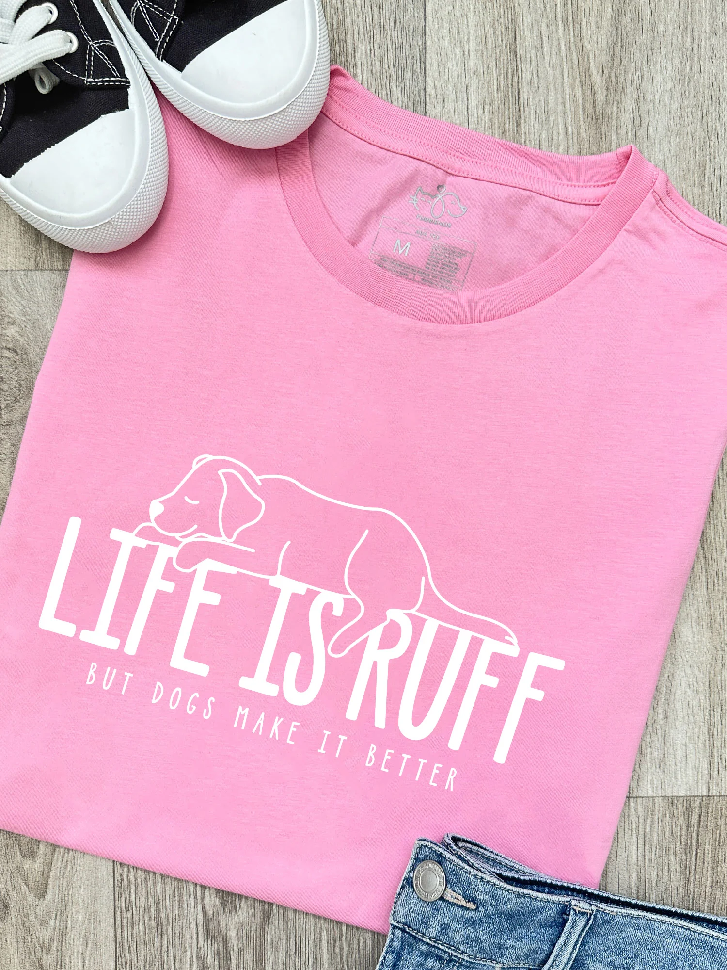 Life Is Ruff Ava Women's Regular Fit Tee - Image 3