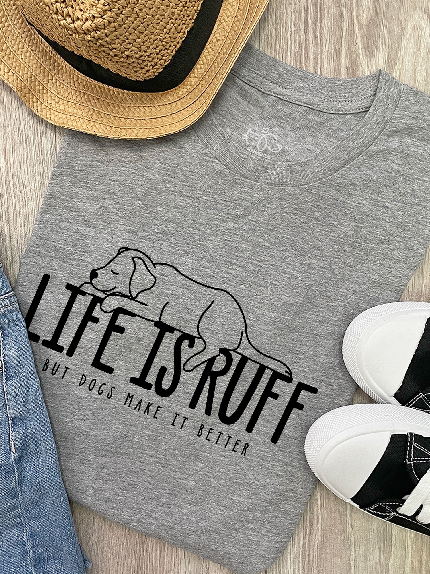 Life Is Ruff Ava Women's Regular Fit Tee - Image 6