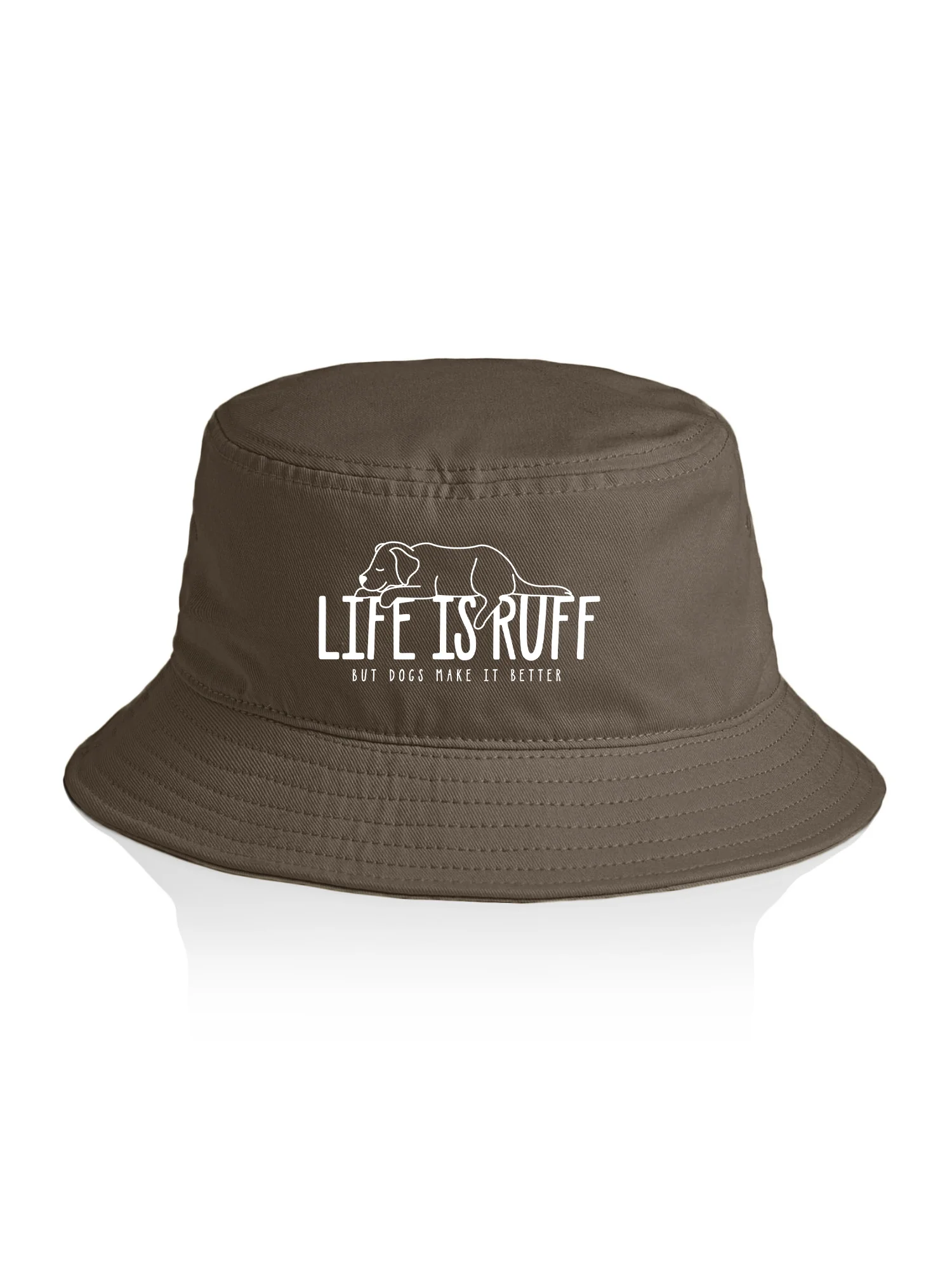 Life Is Ruff Bucket Hat - Image 4