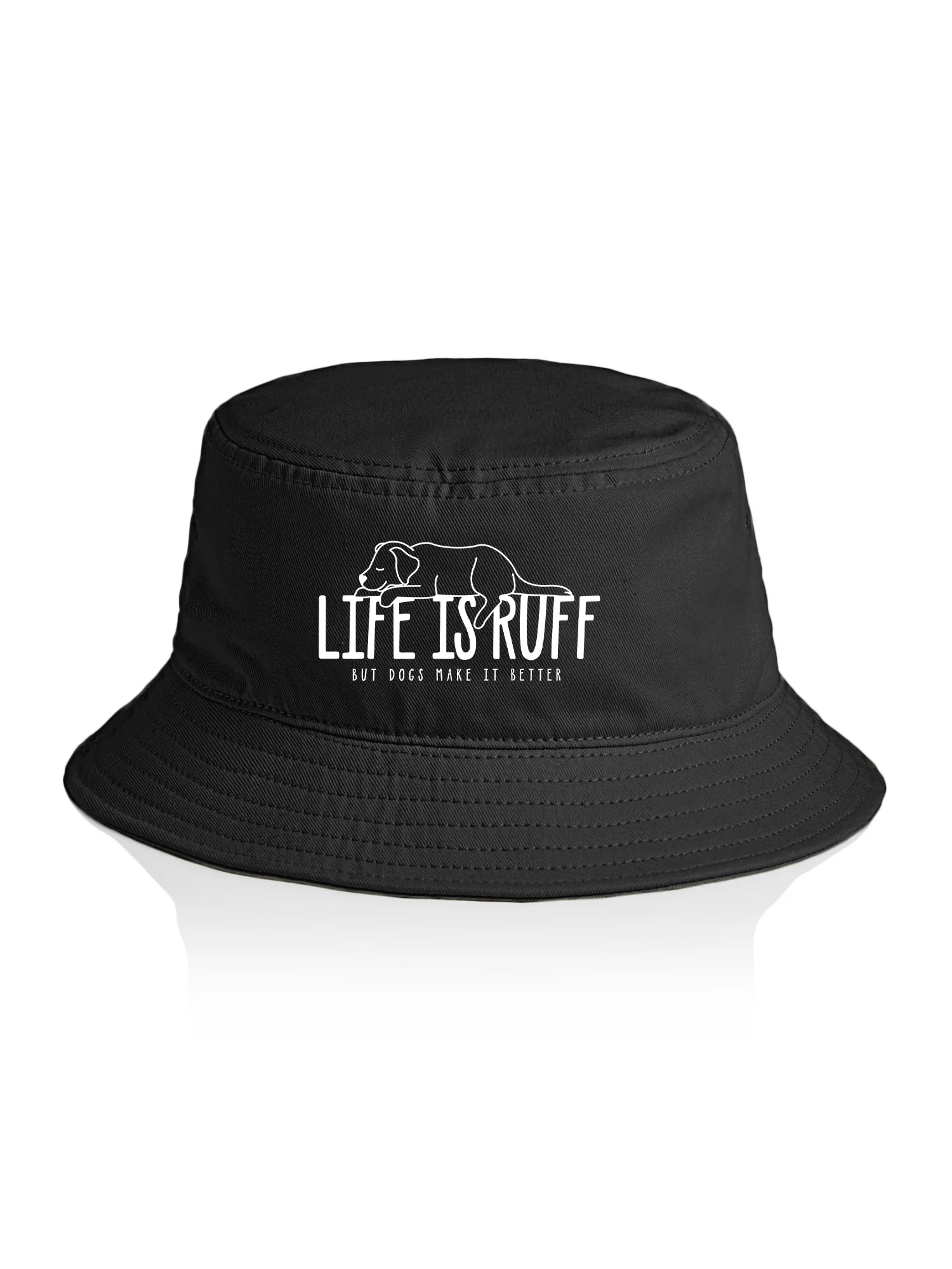 Life Is Ruff Bucket Hat - Image 6