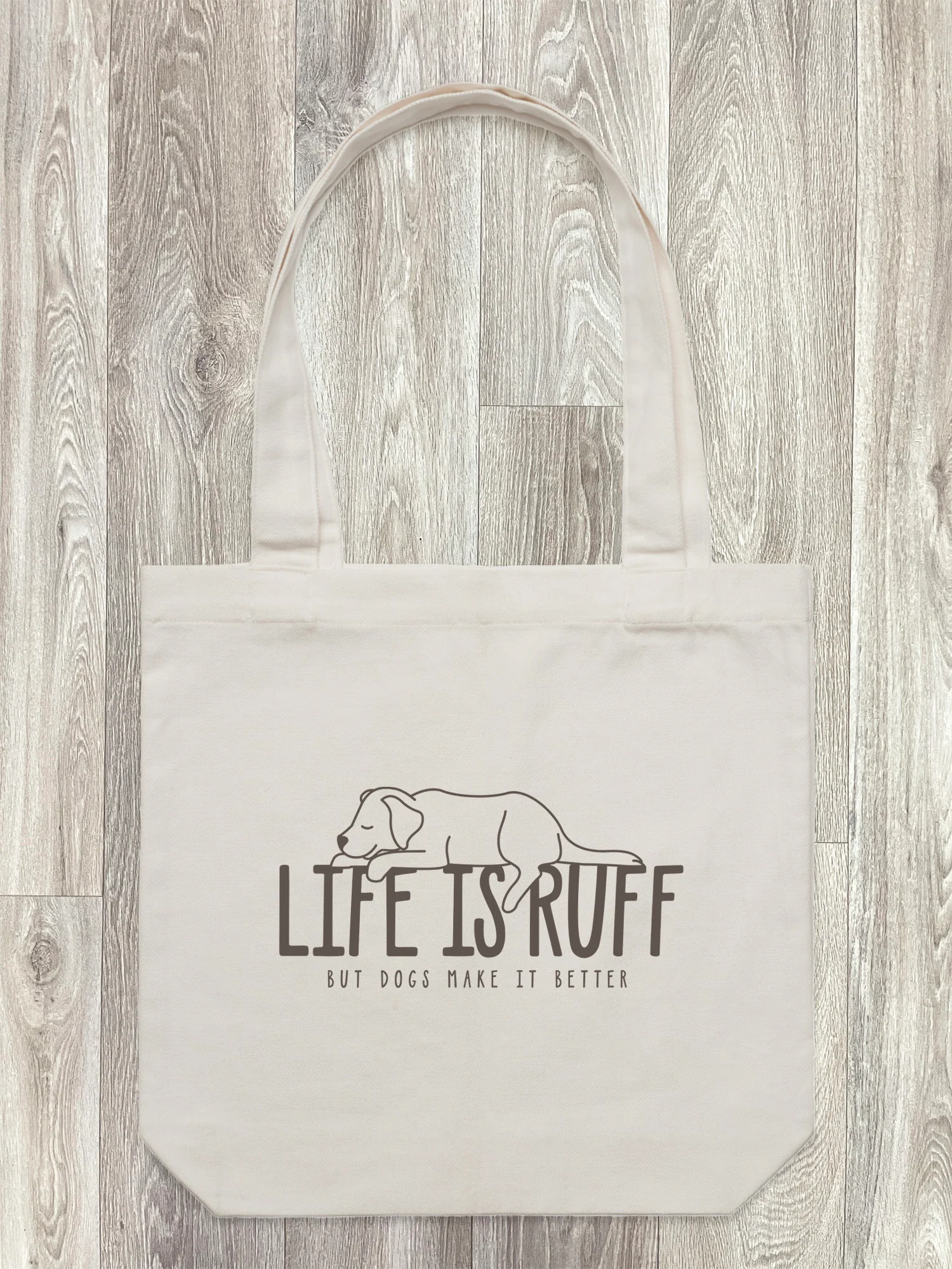 Life Is Ruff Edith Tote Bag - Image 9