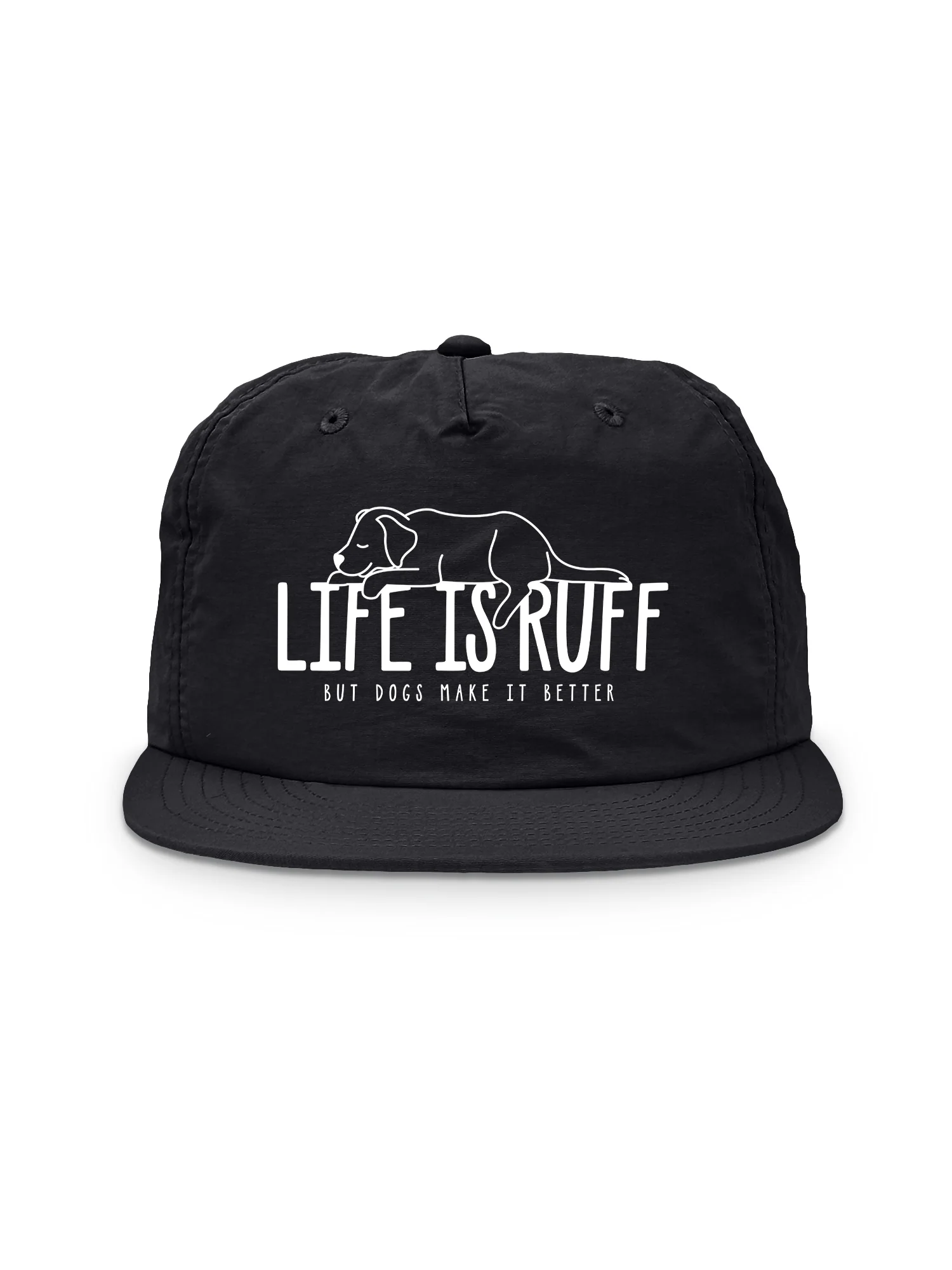Life Is Ruff Quick-Dry Cap - Image 2