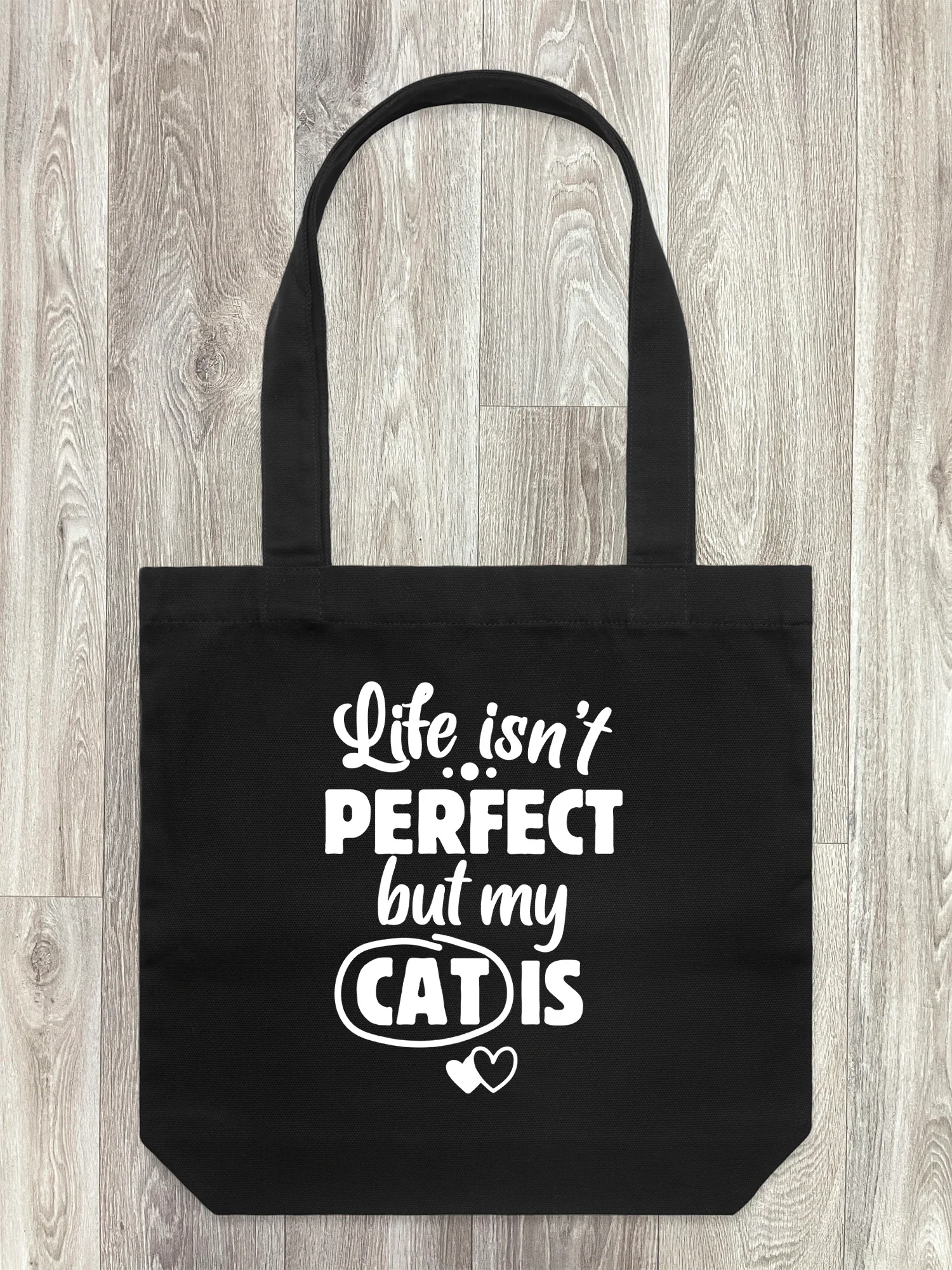 Life Isn't Perfect, But My Cat Is Edith Tote Bag - Image 4