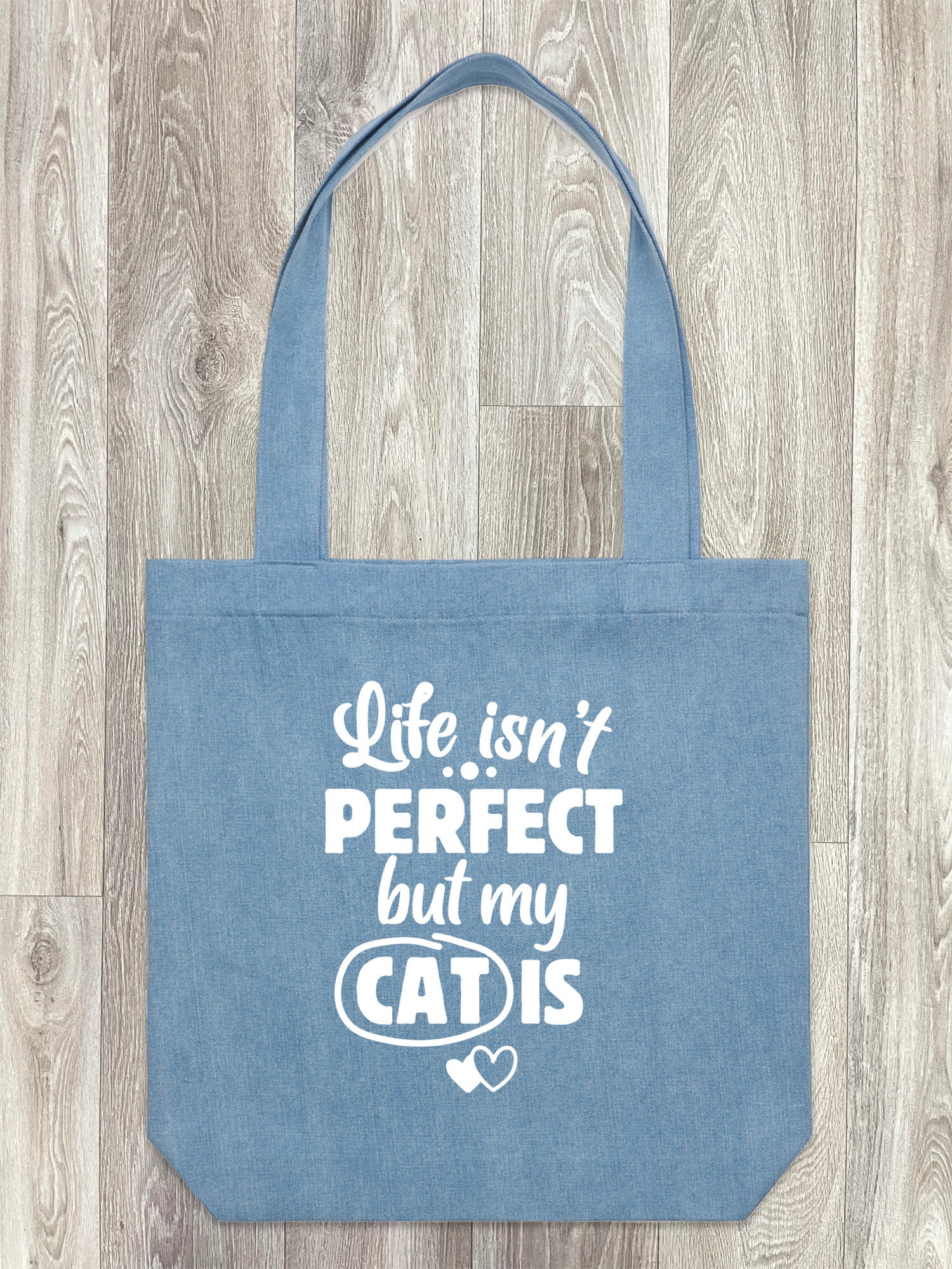 Life Isn't Perfect, But My Cat Is Edith Tote Bag - Image 5