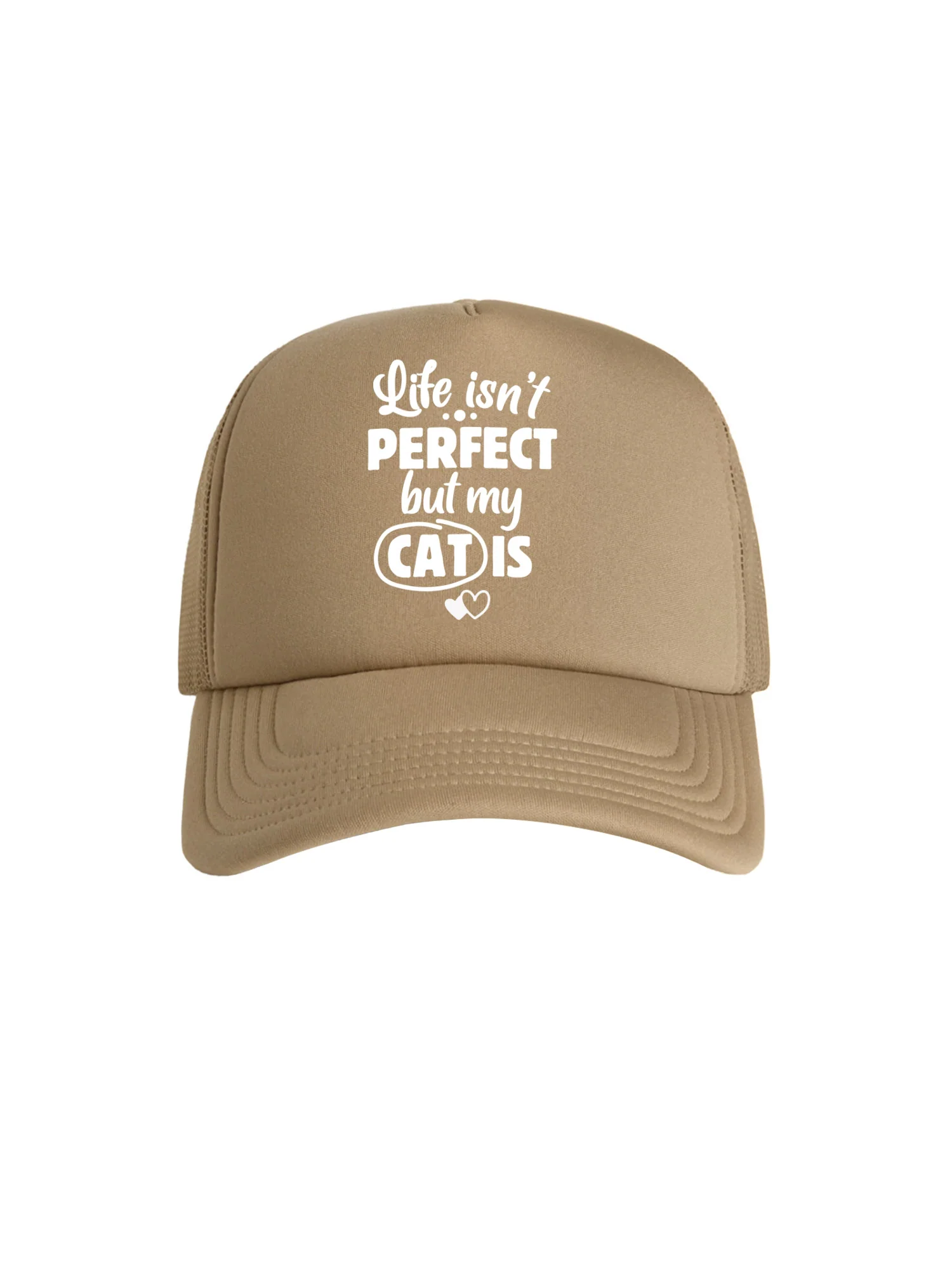 Life Isn't Perfect, But My Cat Is Foam Trucker Cap - Image 3