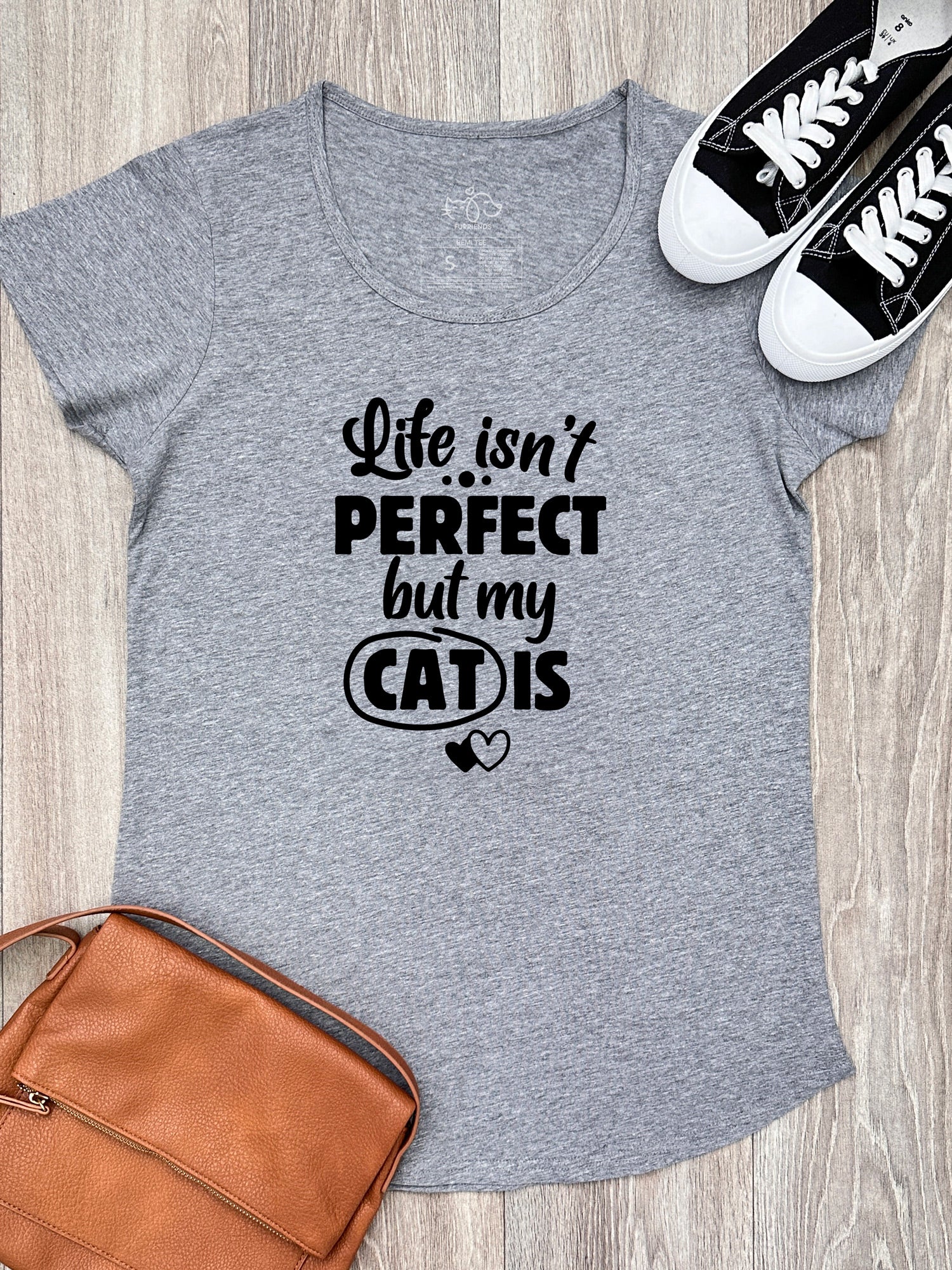 Life Isn't Perfect, But My Cat Is Remi Women's Tee - Image 5