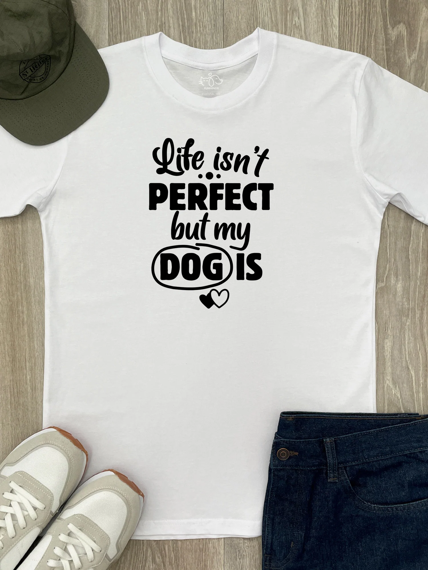Life Isn't Perfect, But My Dog Is Essential Unisex Tee - Image 6