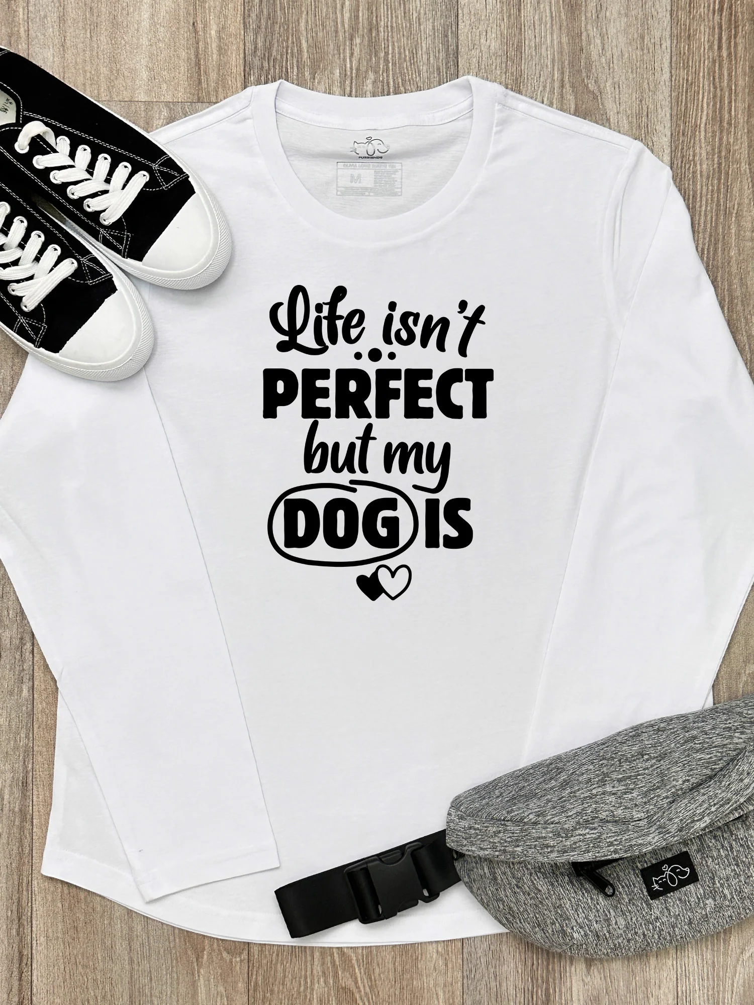 Life Isn't Perfect, But My Dog Is Olivia Long Sleeve Tee - Image 2