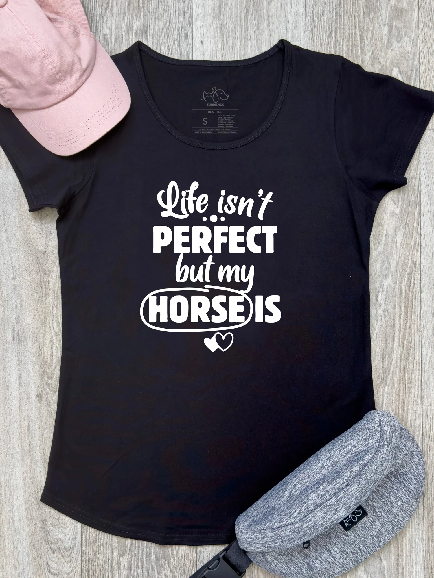 Life Isn't Perfect, But My Horse Is Remi Women's Tee - Image 2