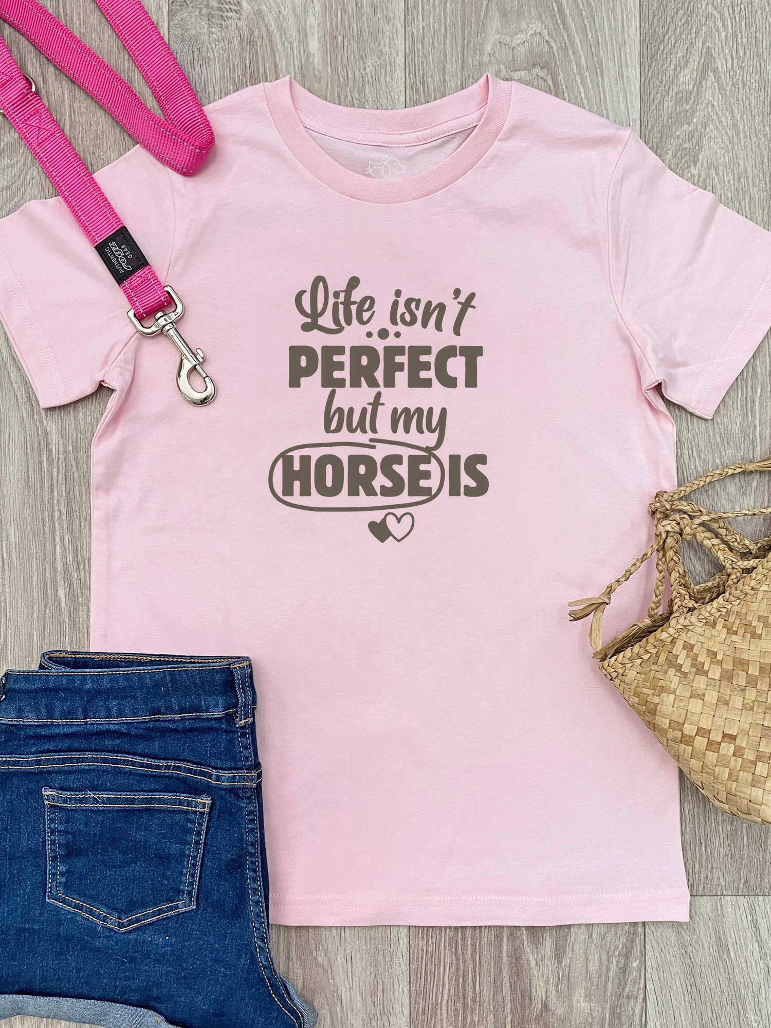 Life Isn't Perfect, But My Horse Is Youth Tee - Image 3