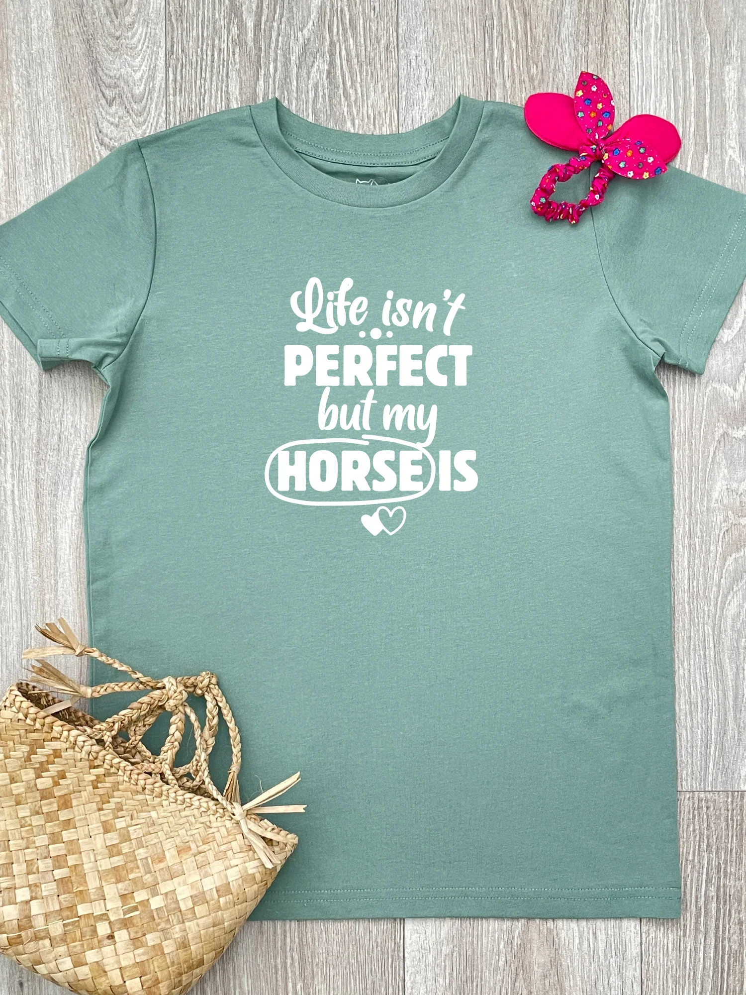 Life Isn't Perfect, But My Horse Is Youth Tee - Image 4