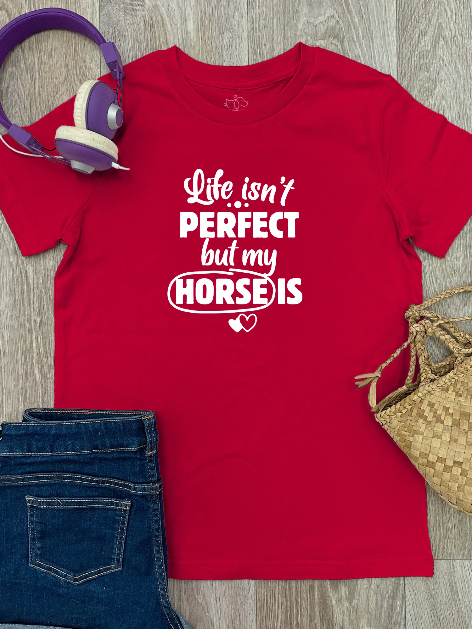 Life Isn't Perfect, But My Horse Is Youth Tee - Image 5