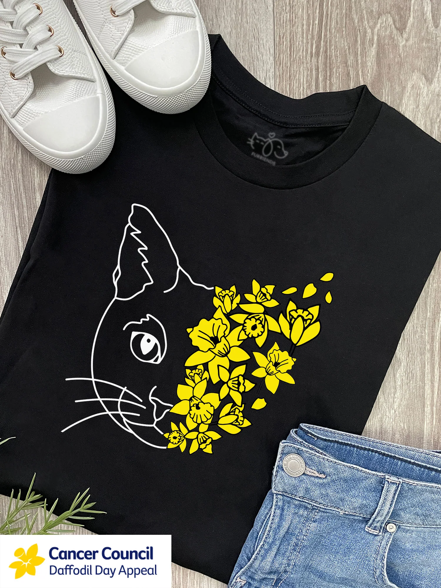 LIMITED EDITION Light After Dark Cat Ava Women's Regular Fit Tee - Image 2