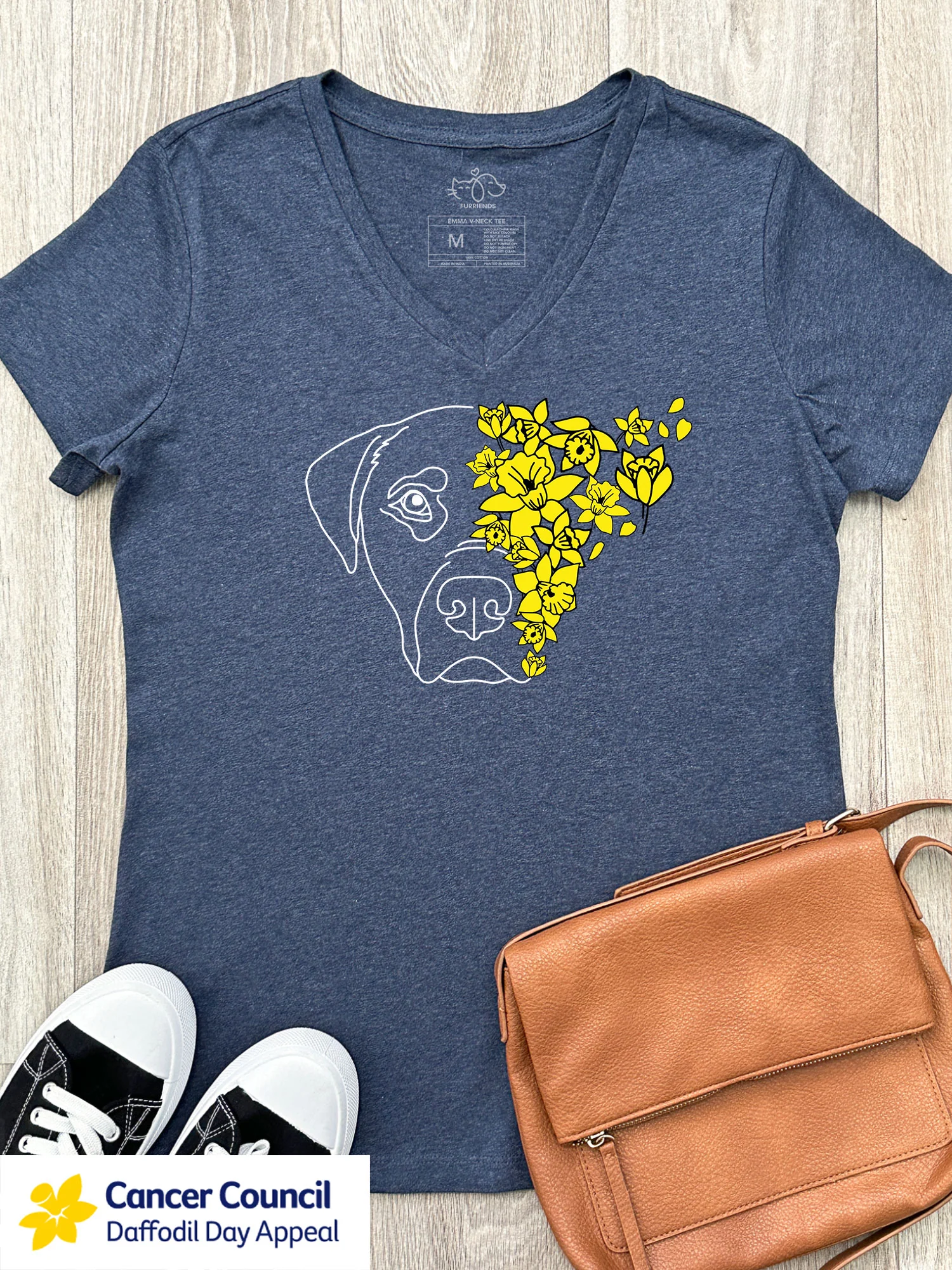 LIMITED EDITION Light After Dark Dog Emma V-Neck Tee - Image 4