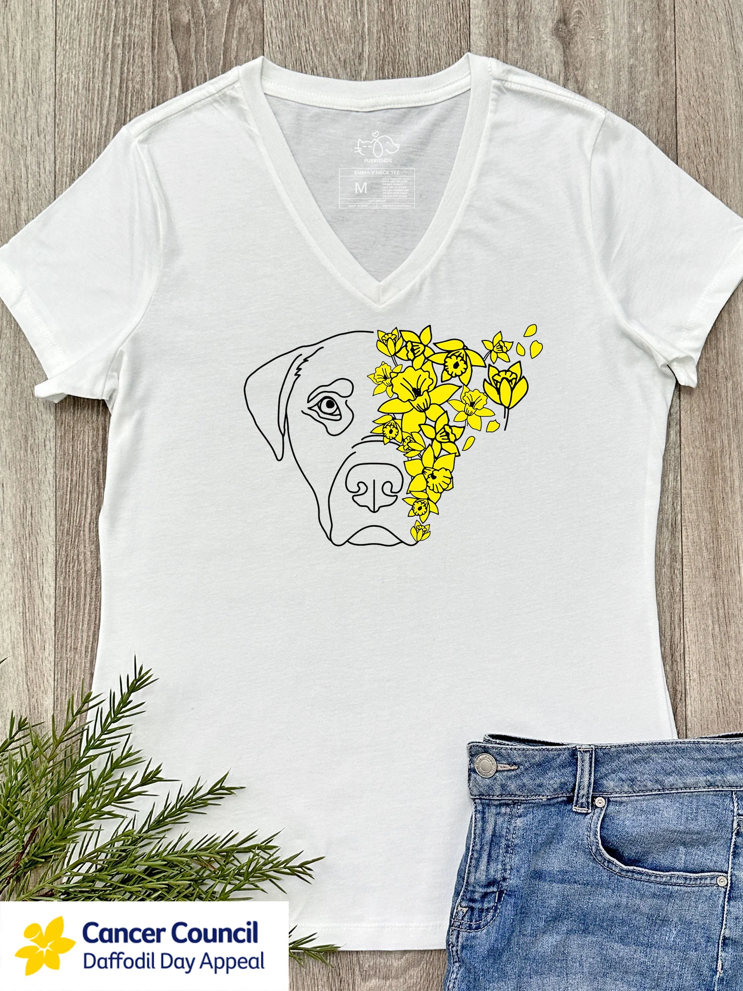 LIMITED EDITION Light After Dark Dog Emma V-Neck Tee - Image 5