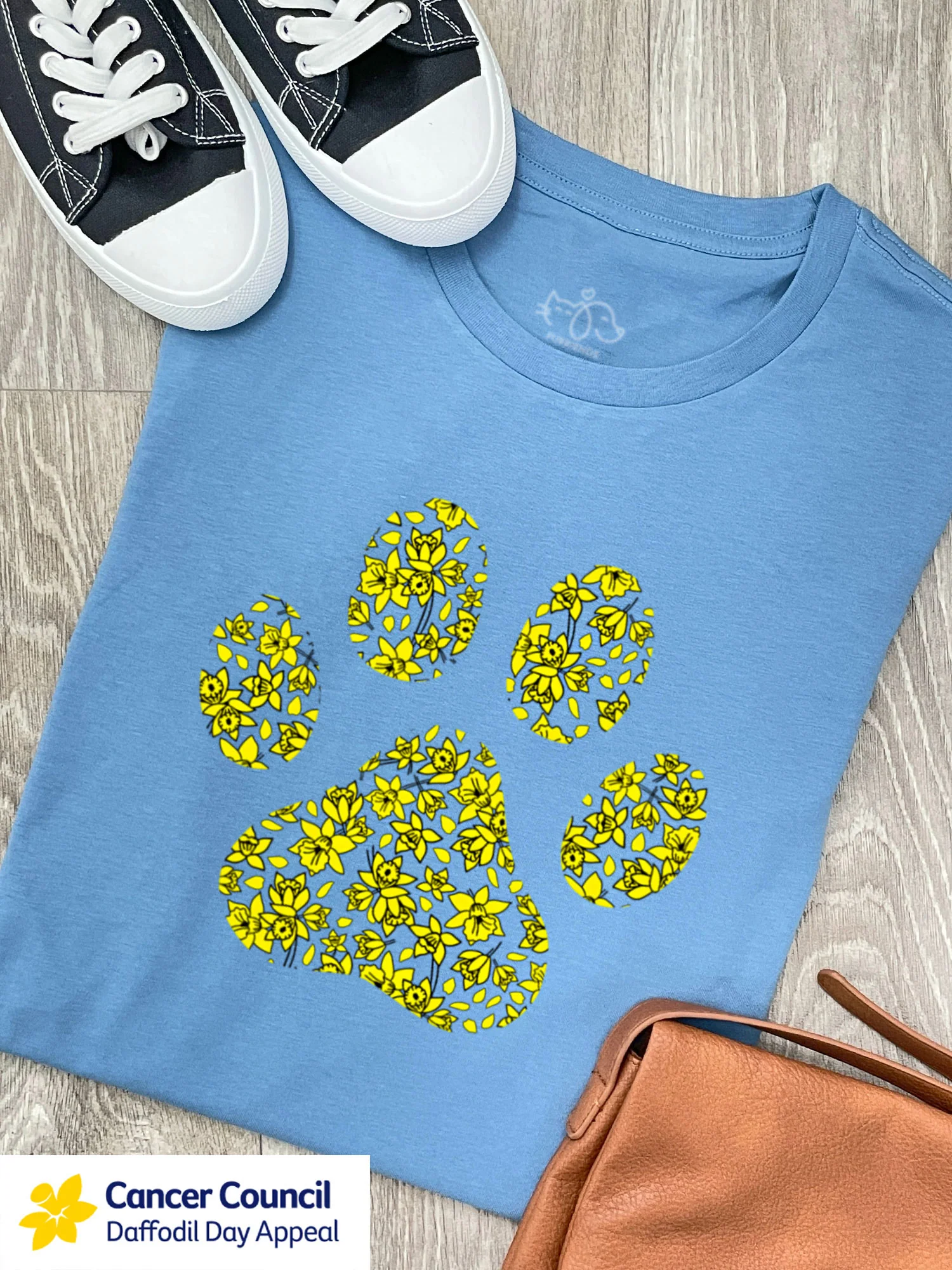 LIMITED EDITION Light After Dark Paw Print Ava Women's Regular Fit Tee - Image 6