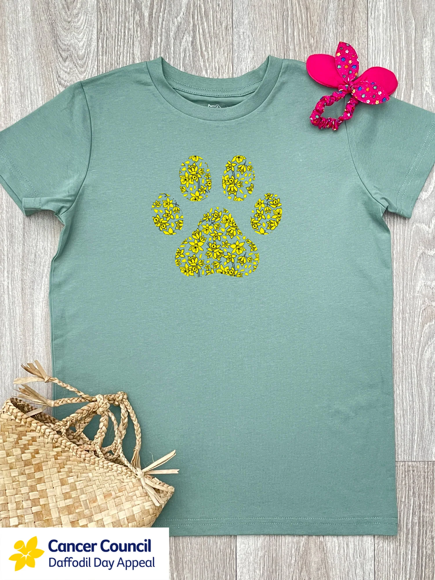 LIMITED EDITION Light After Dark Paw Print Youth Tee - Image 4