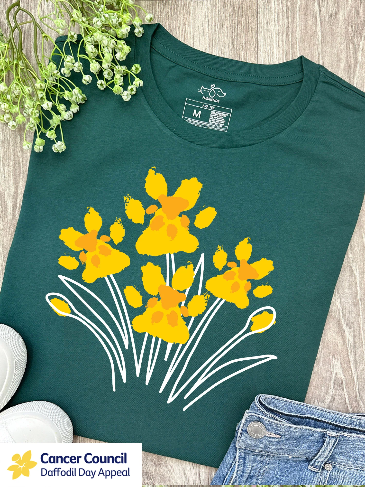 LIMITED EDITION Pawsitive Blooms Ava Women's Regular Fit Tee - Image 5
