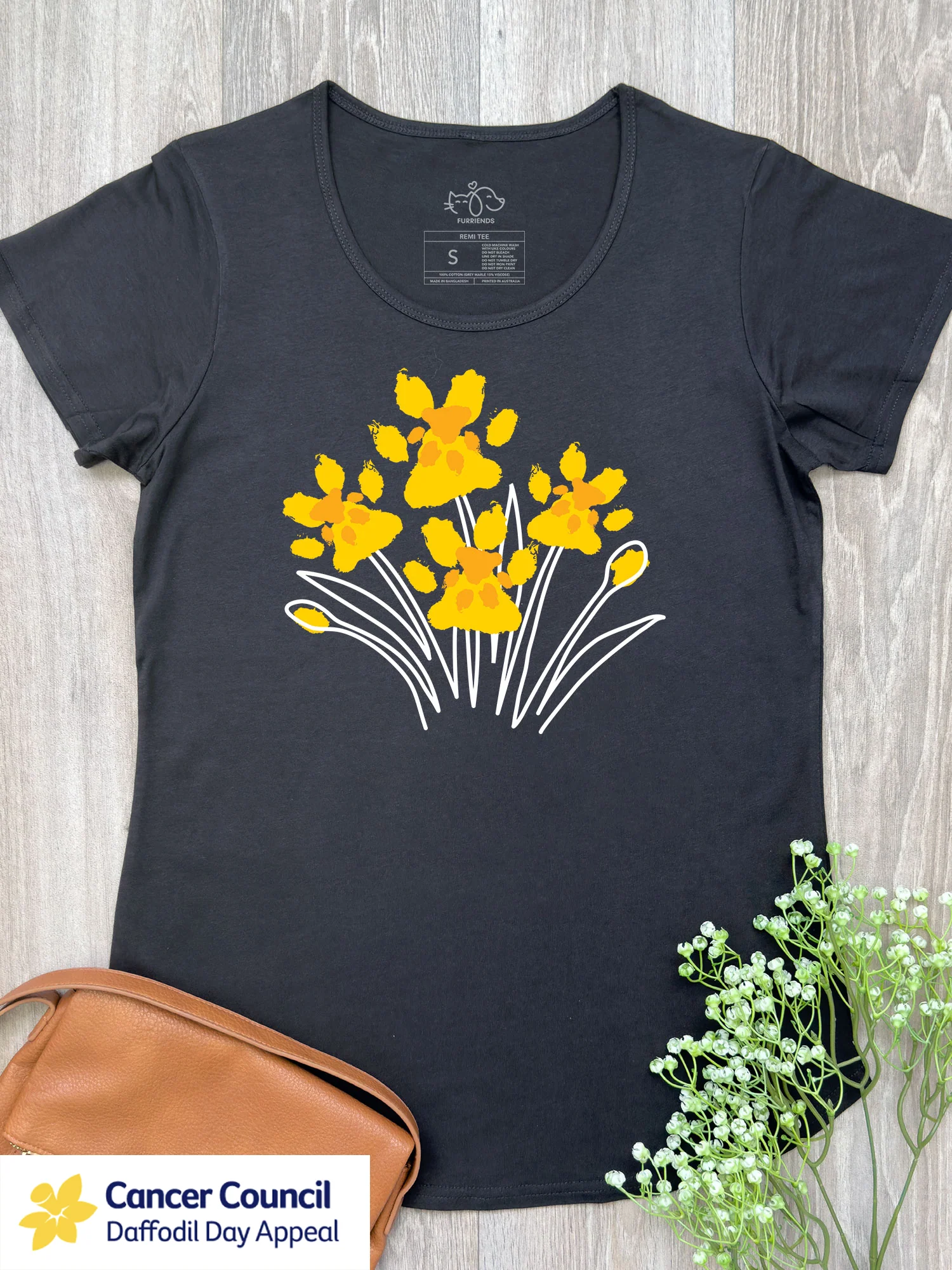 LIMITED EDITION Pawsitive Blooms Remi Scoop Neck Women's Tee - Image 3
