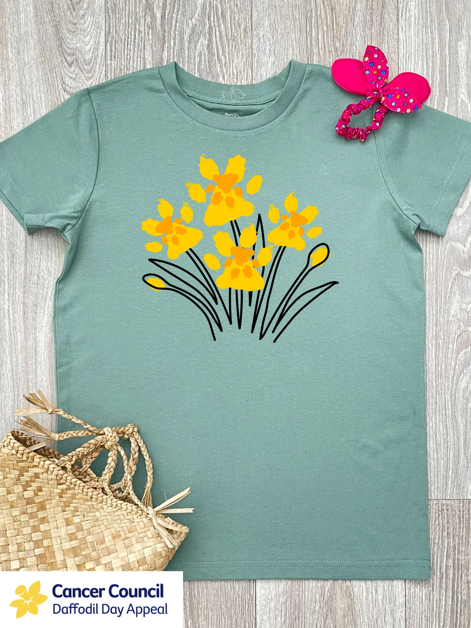 LIMITED EDITION Pawsitive Blooms Youth Tee - Image 4