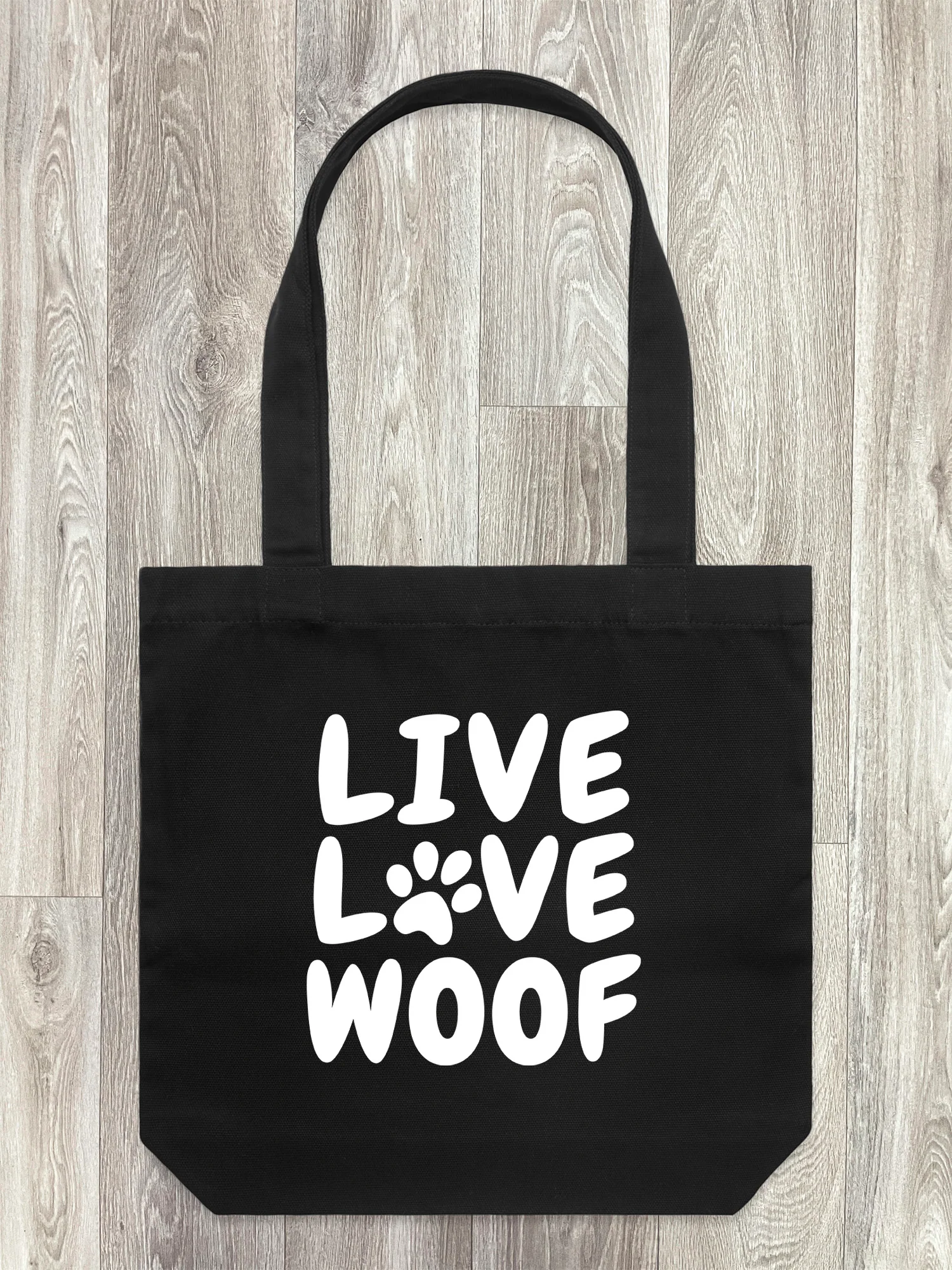 Live Love Woof Edith Tote Bag - Image 6