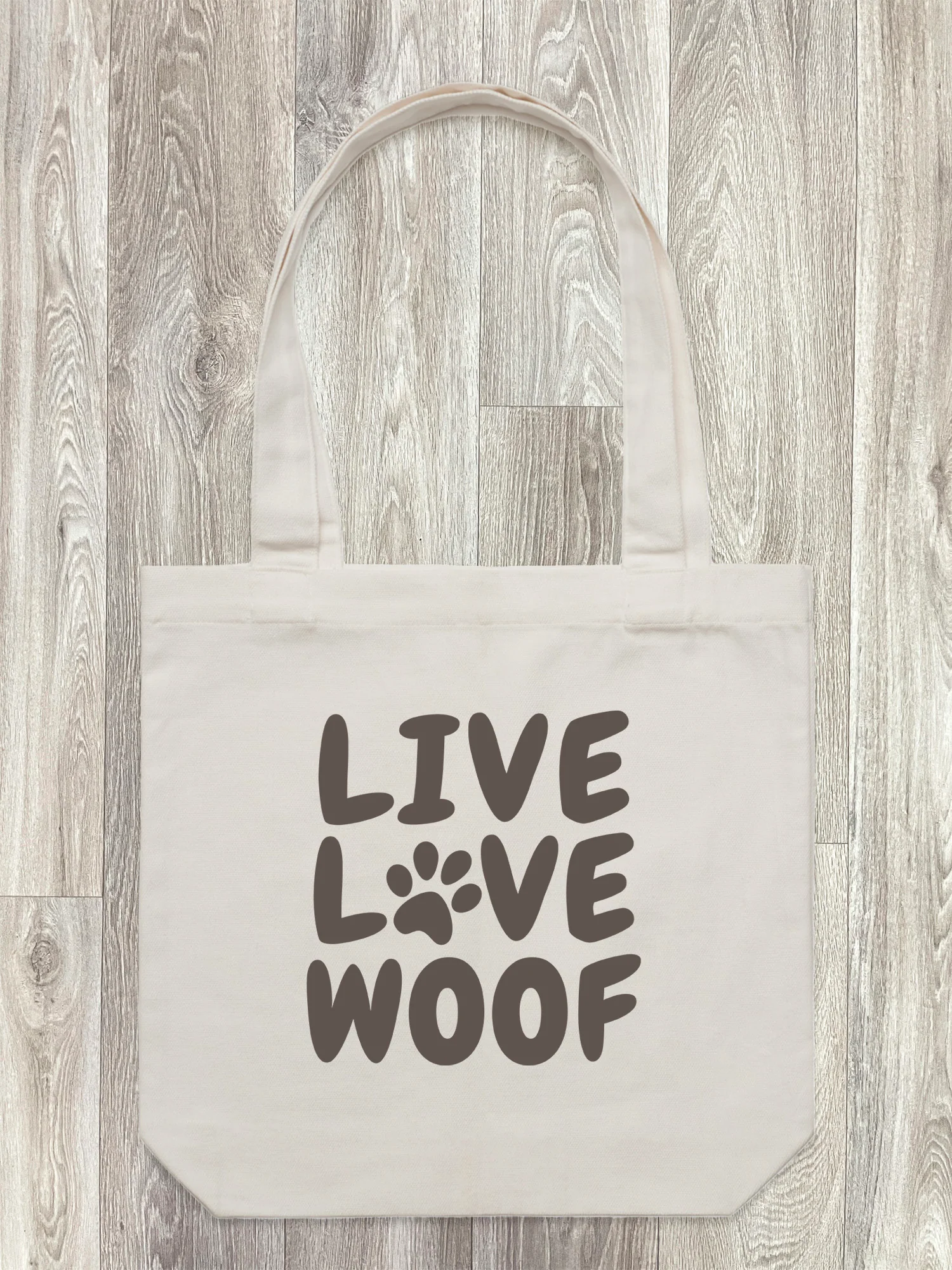 Live Love Woof Edith Tote Bag - Image 8