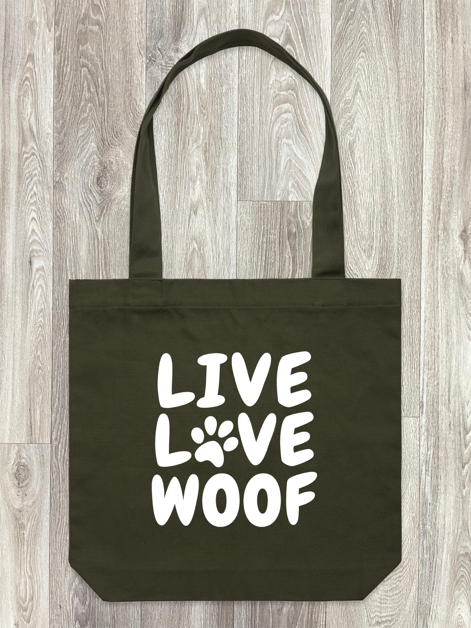 Live Love Woof Edith Tote Bag - Image 9