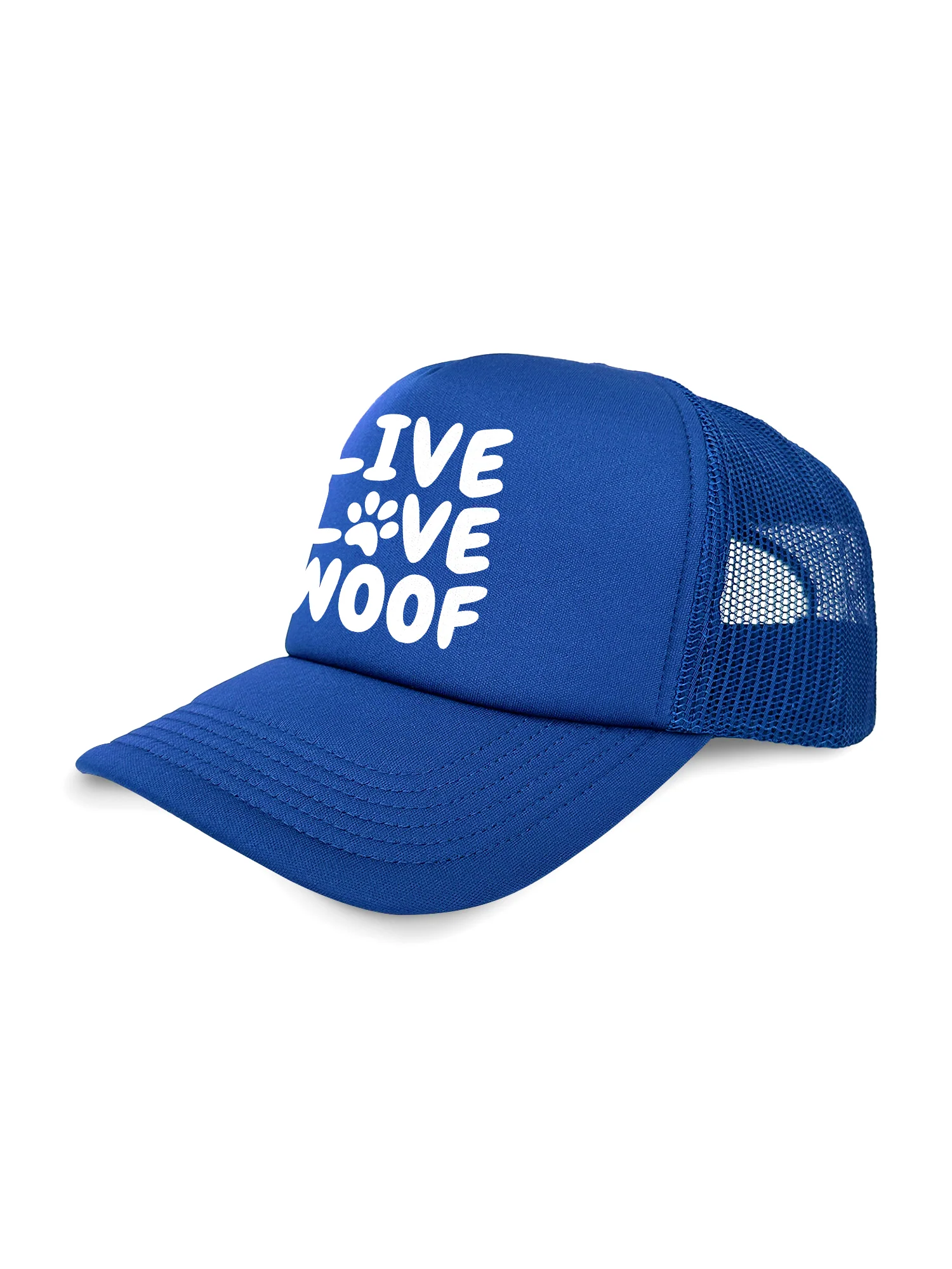 Live Love Woof Foam Trucker Cap - Image 11