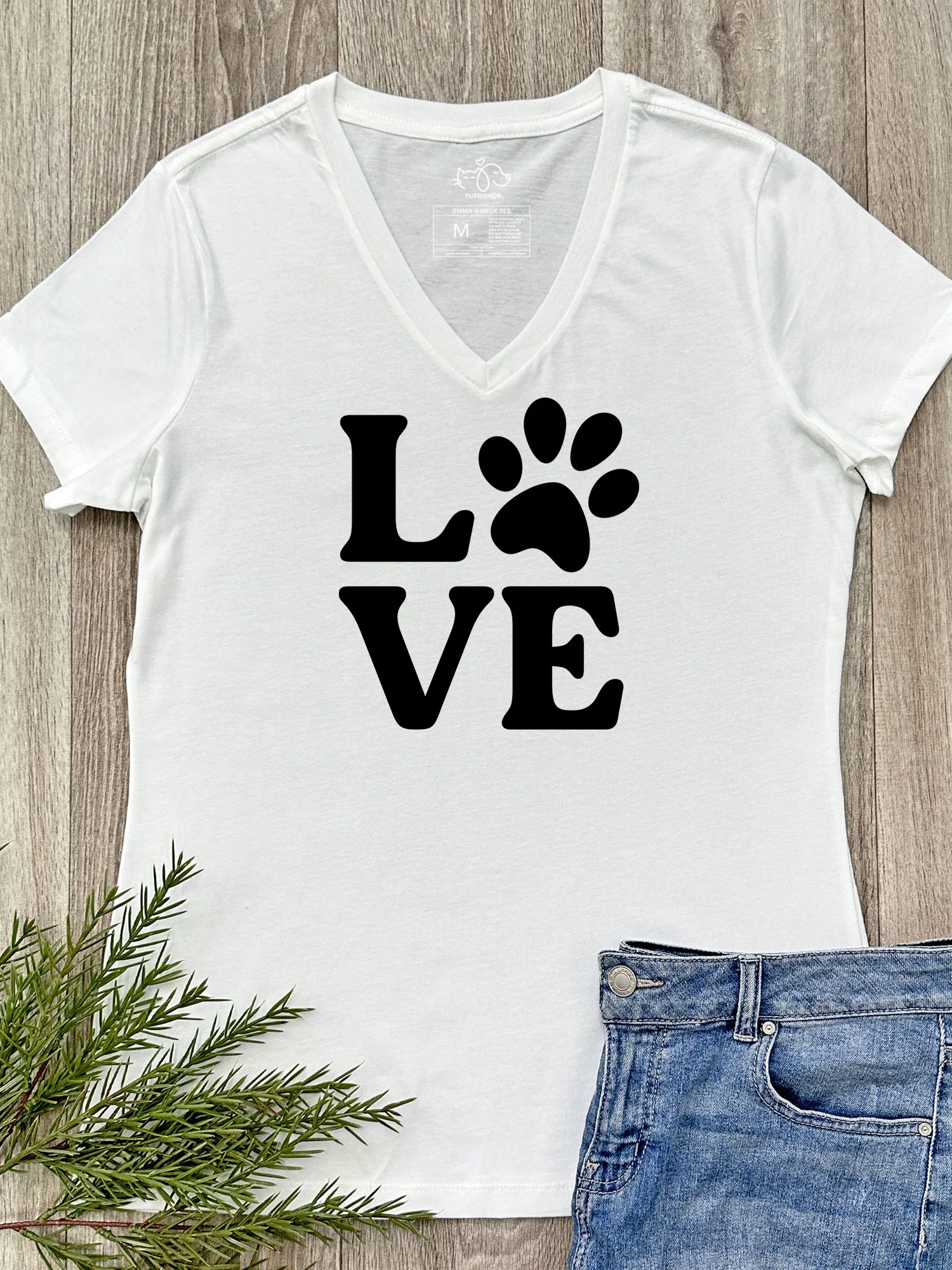 LOVE Emma V-Neck Tee - Image 6