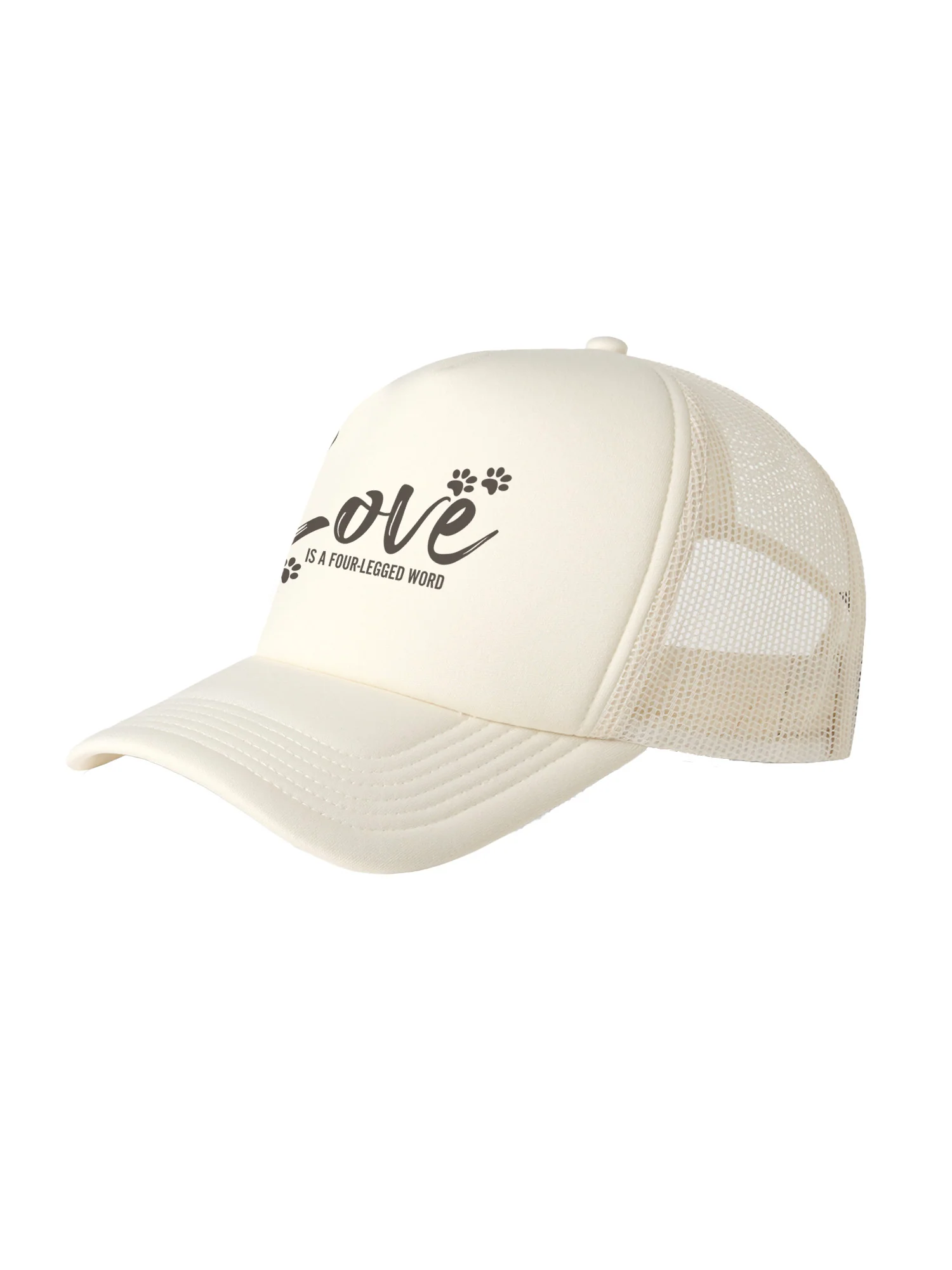 Love Is A Four-Legged Word Foam Trucker Cap - Image 4