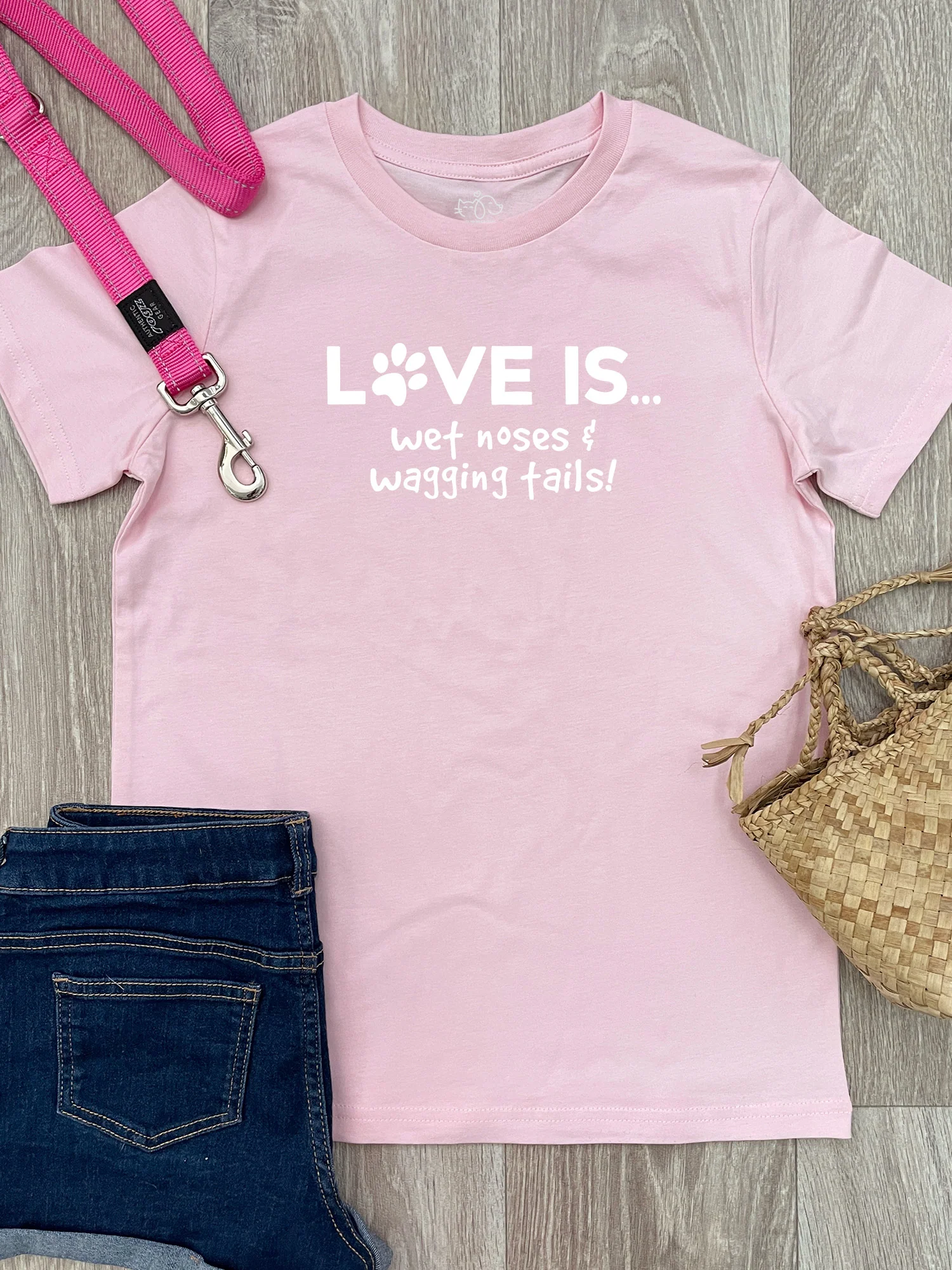 Love Is... Wet Noses & Wagging Tails! Youth Tee - Image 2