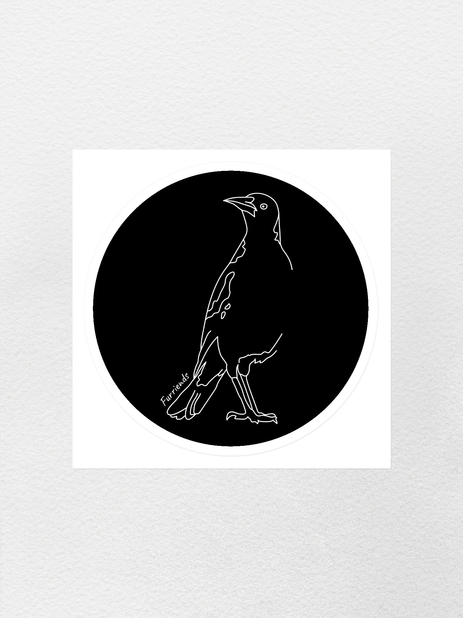 Australian Magpie Sticker - Image 2