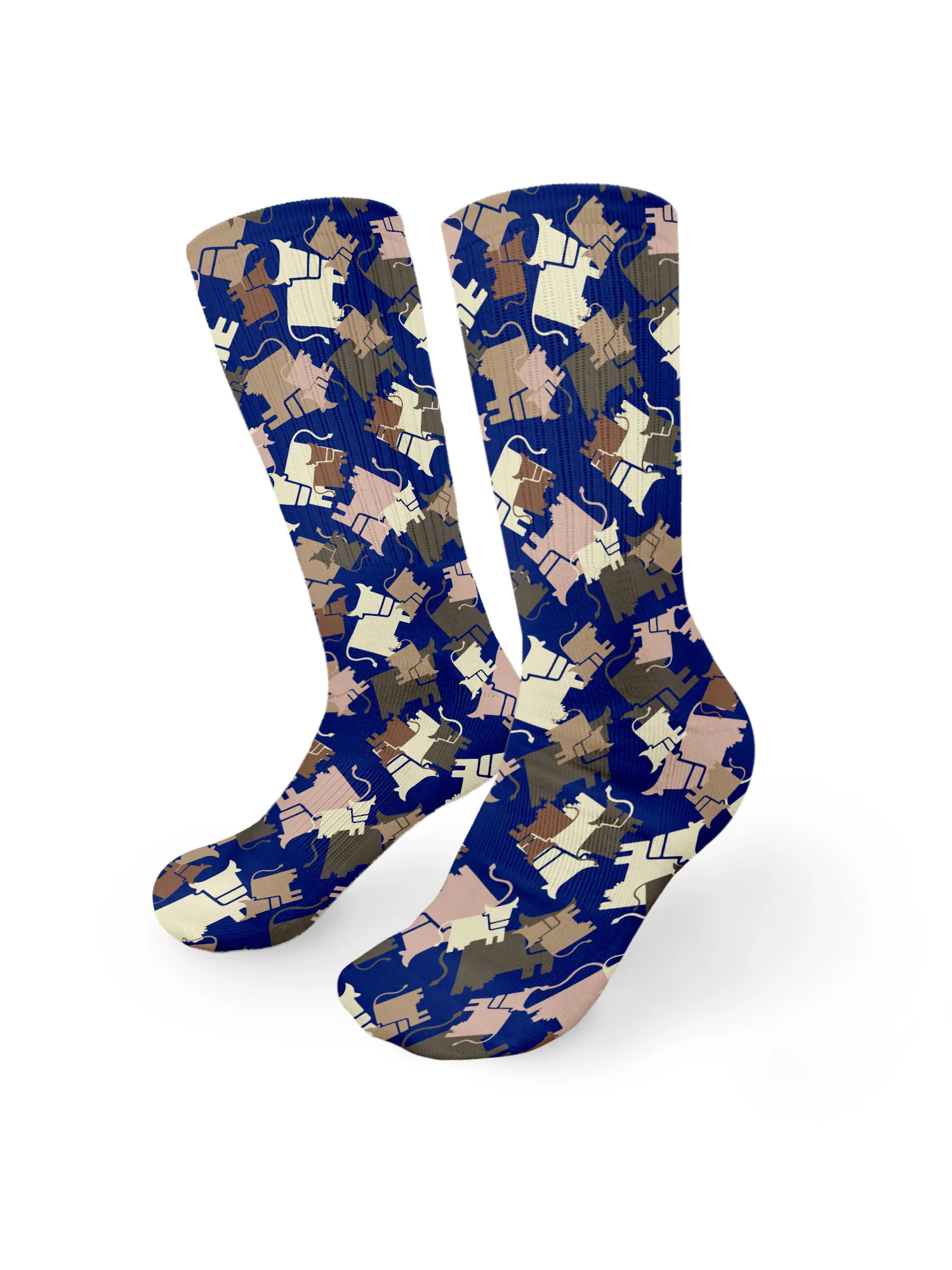 Make Mine Bovine Crew Socks - Image 2
