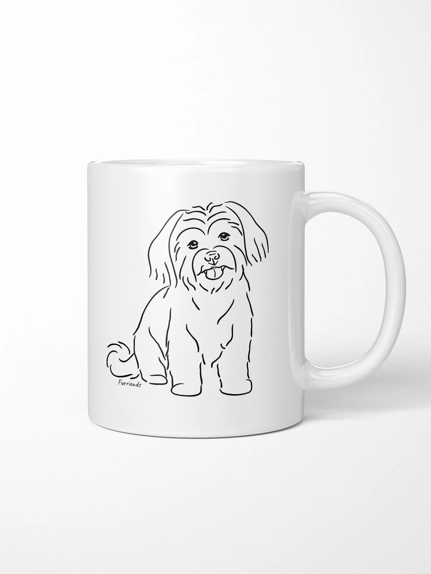 Maltese Terrier Ceramic Mug - Image 2