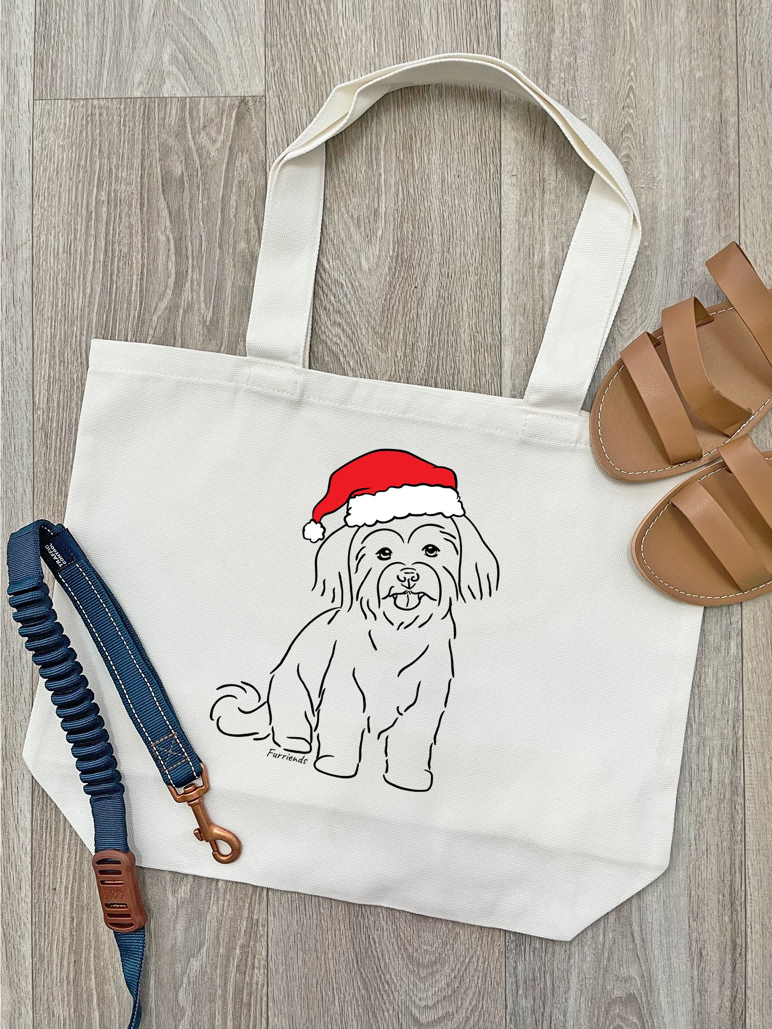 Maltese Terrier Christmas Edition Stella Tote Bag - Image 2
