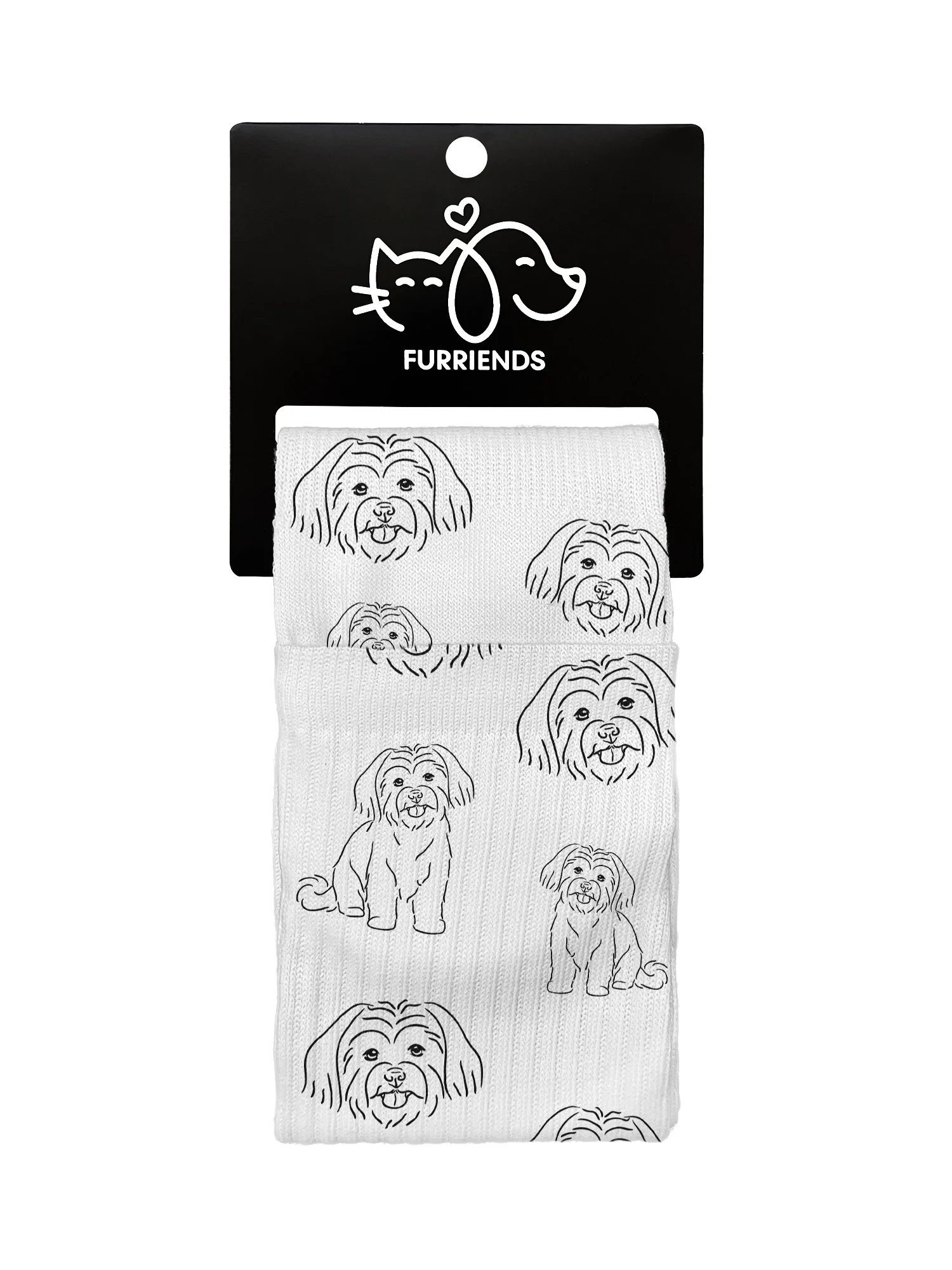 Maltese Terrier Crew Socks - Image 3