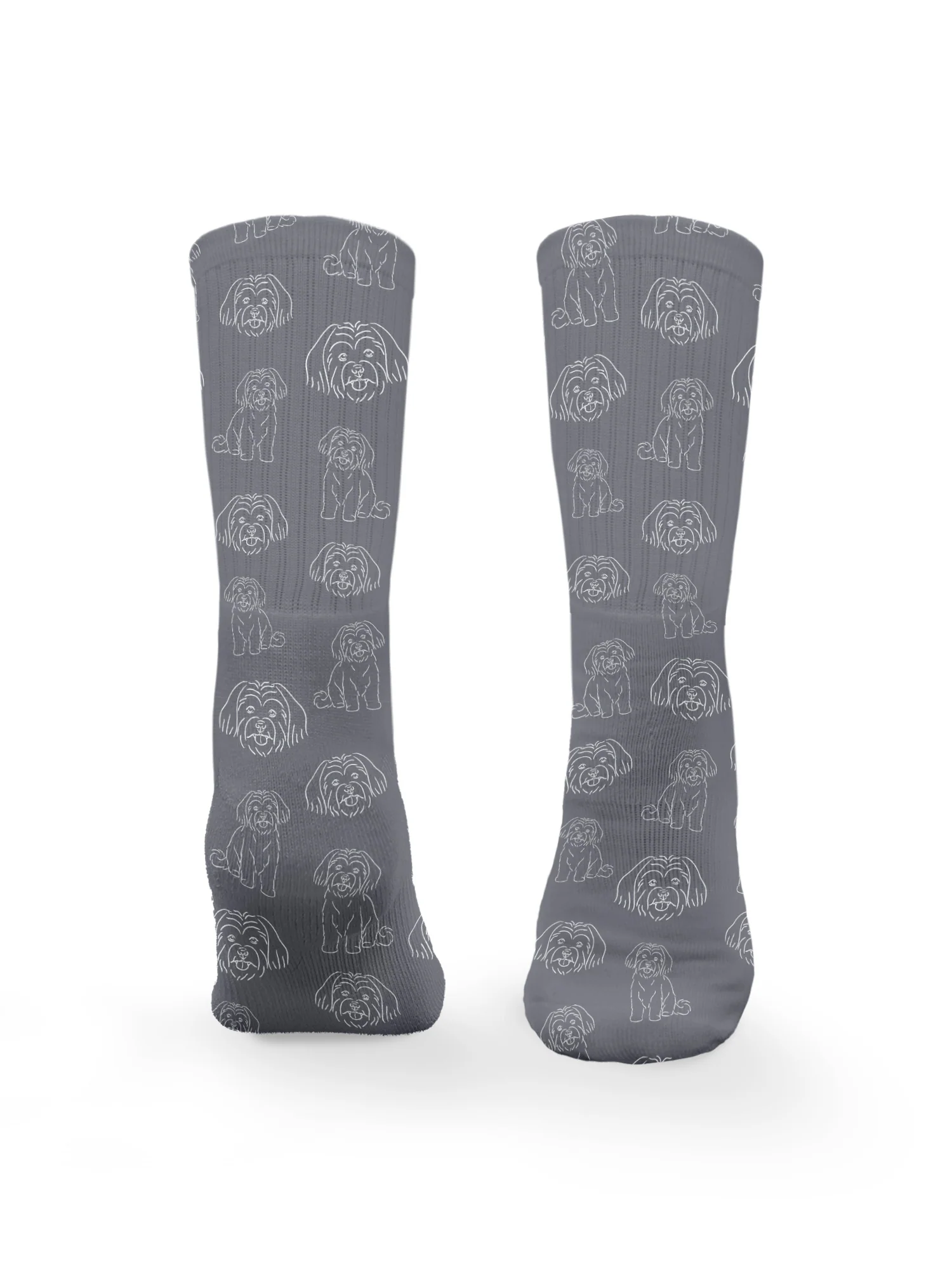 Maltese Terrier Crew Socks - Image 6